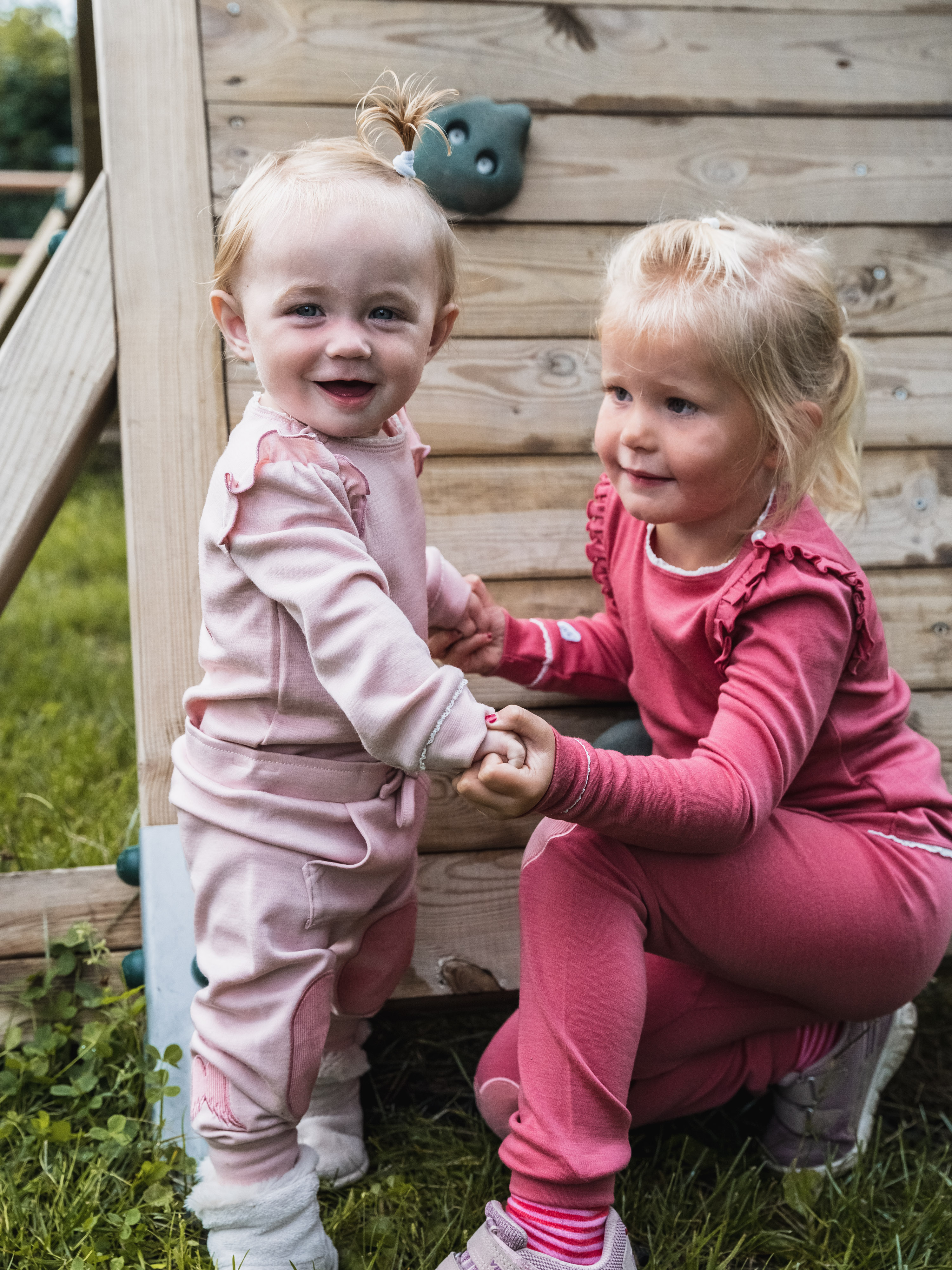 Bergen Merino Ullbukse 0-3 år Old Pink