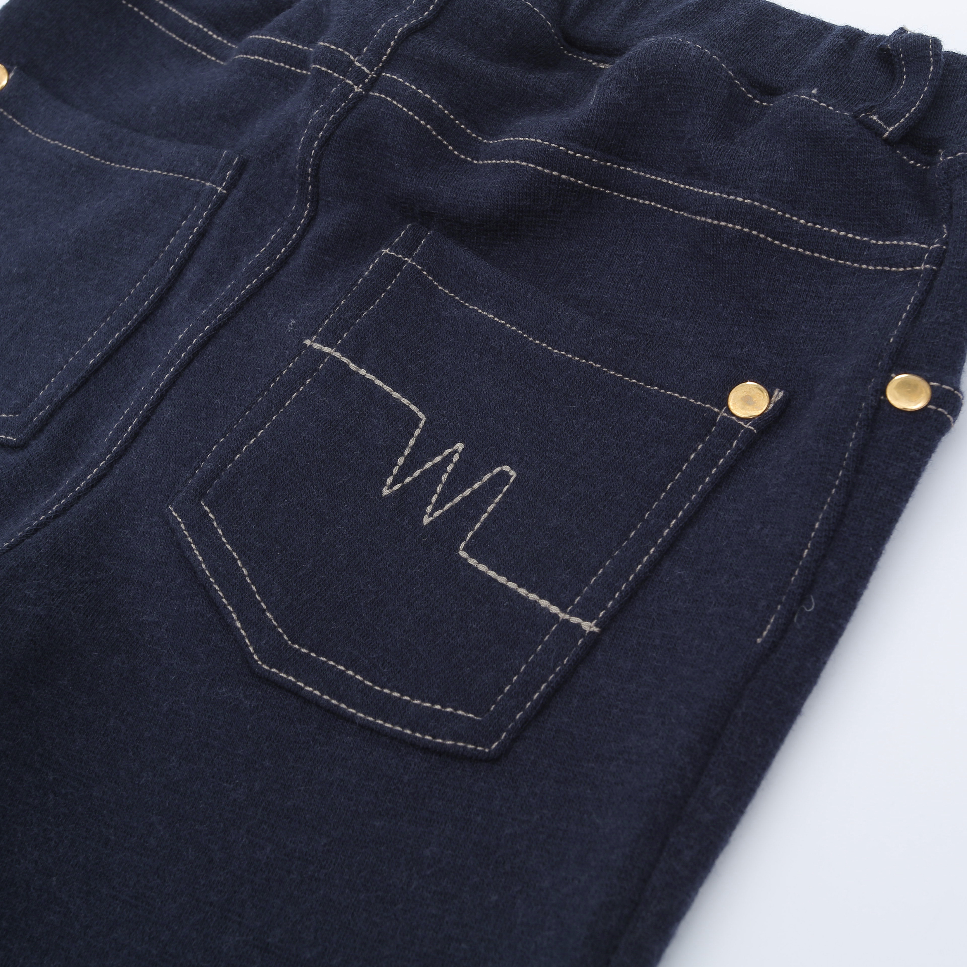 Svalbard Ulljeans Med Sleng Blue Ink