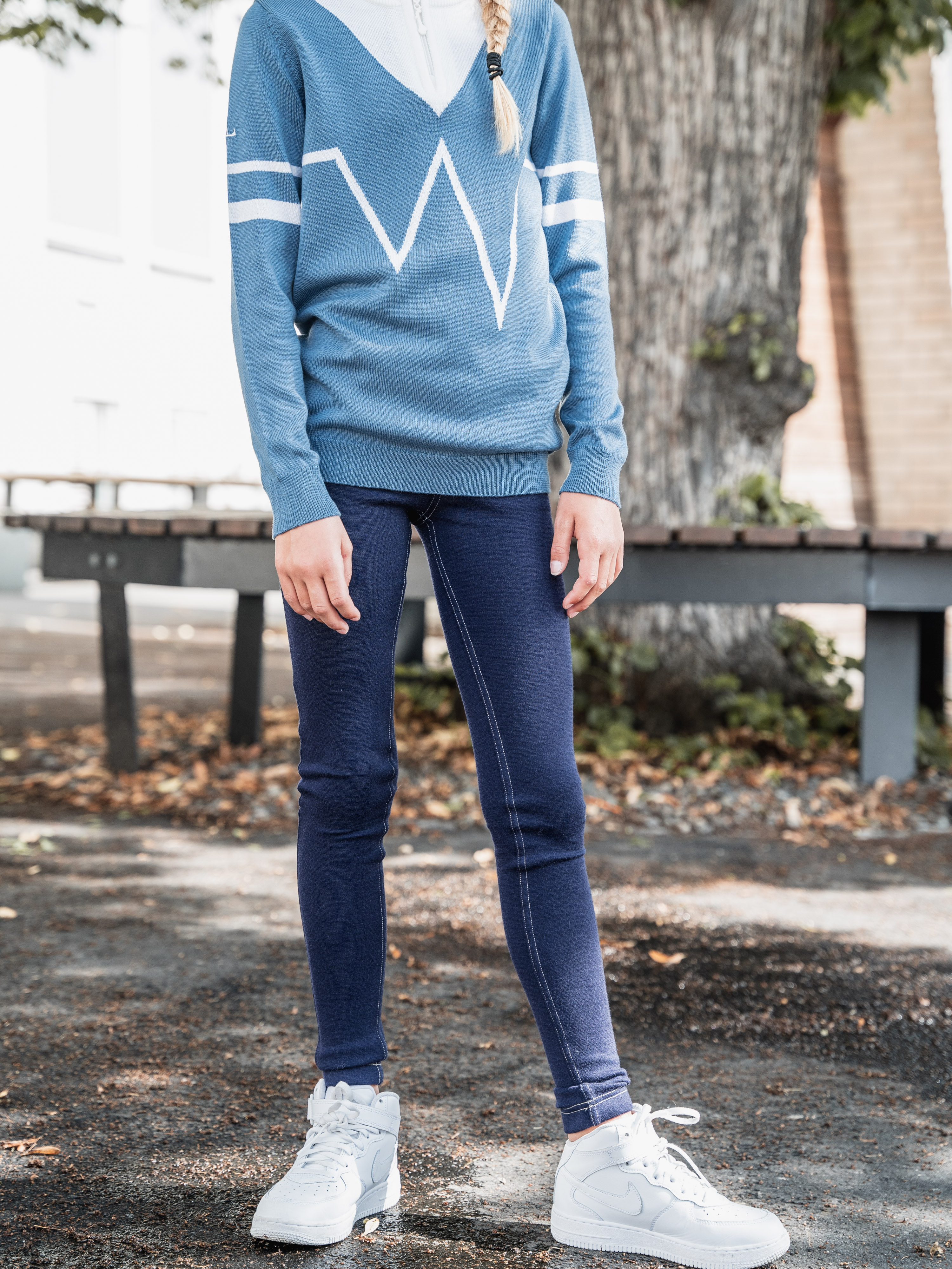 Svalbard Slim Fit Ulljeans  Blue Ink