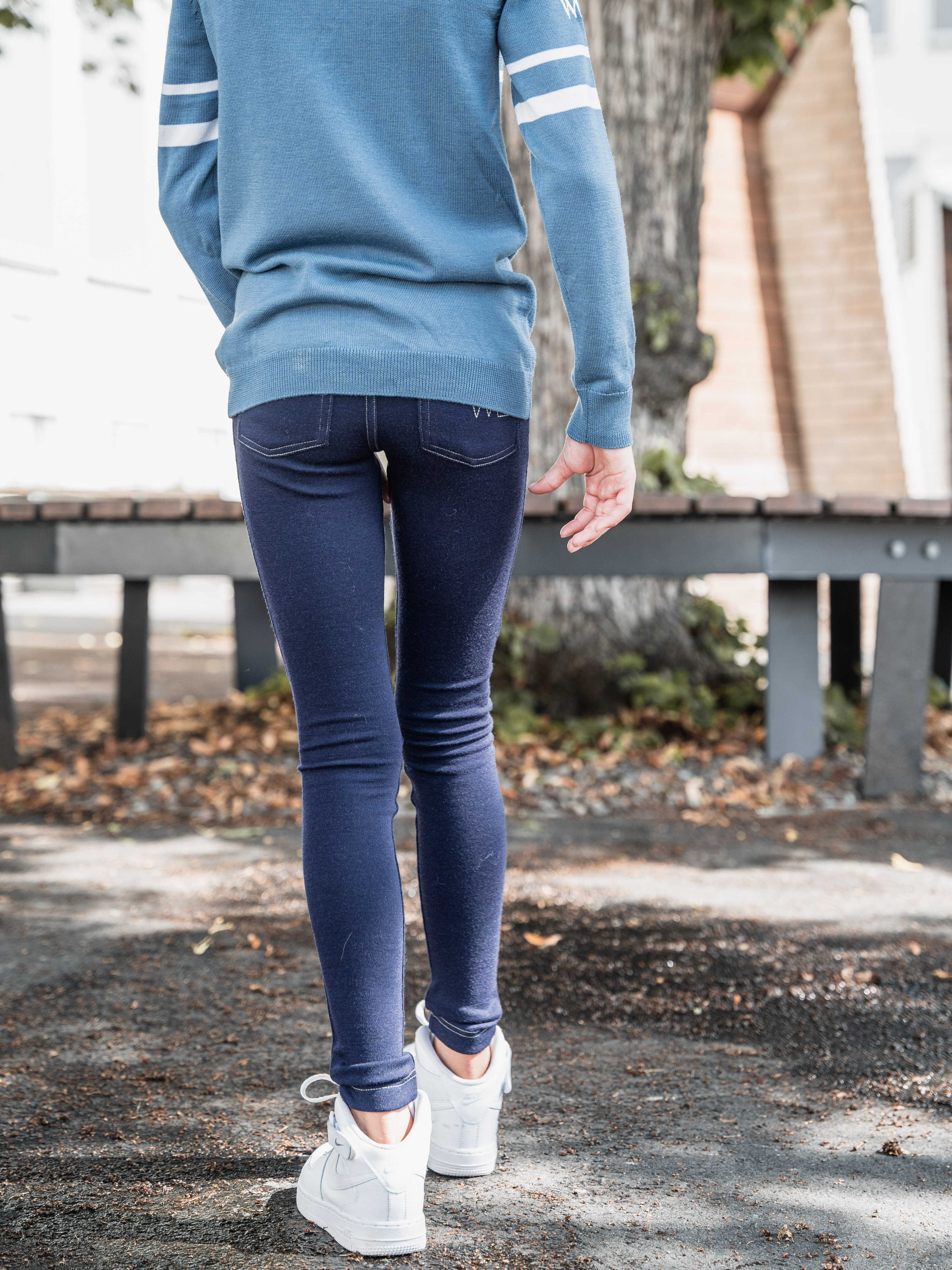 Svalbard Slim Fit Ulljeans  Blue Ink