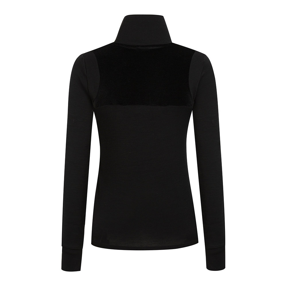 Sirdal Half-zip Ulltrøye Pure Black