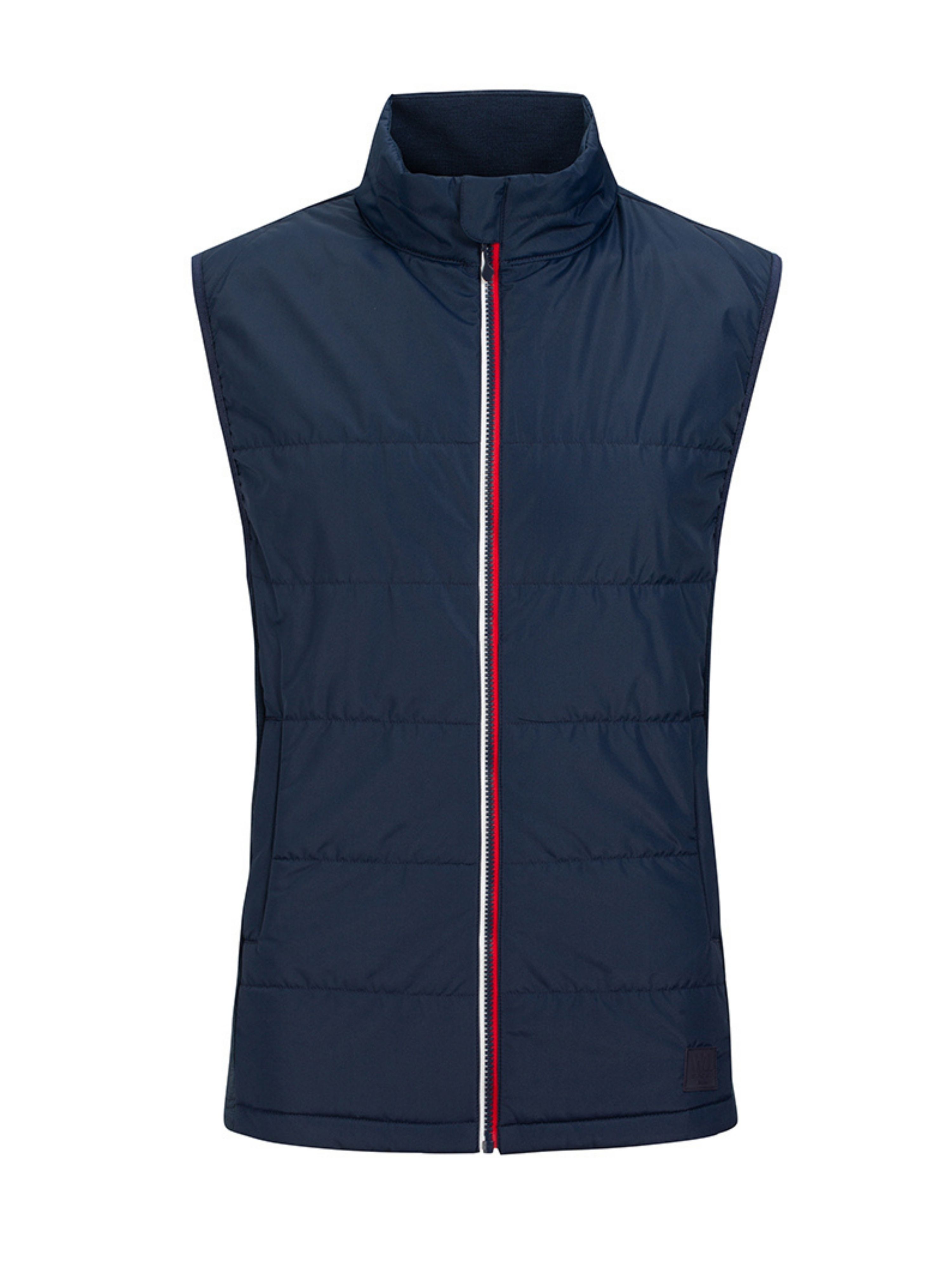 Rena vest med ullfôr Dark Blue