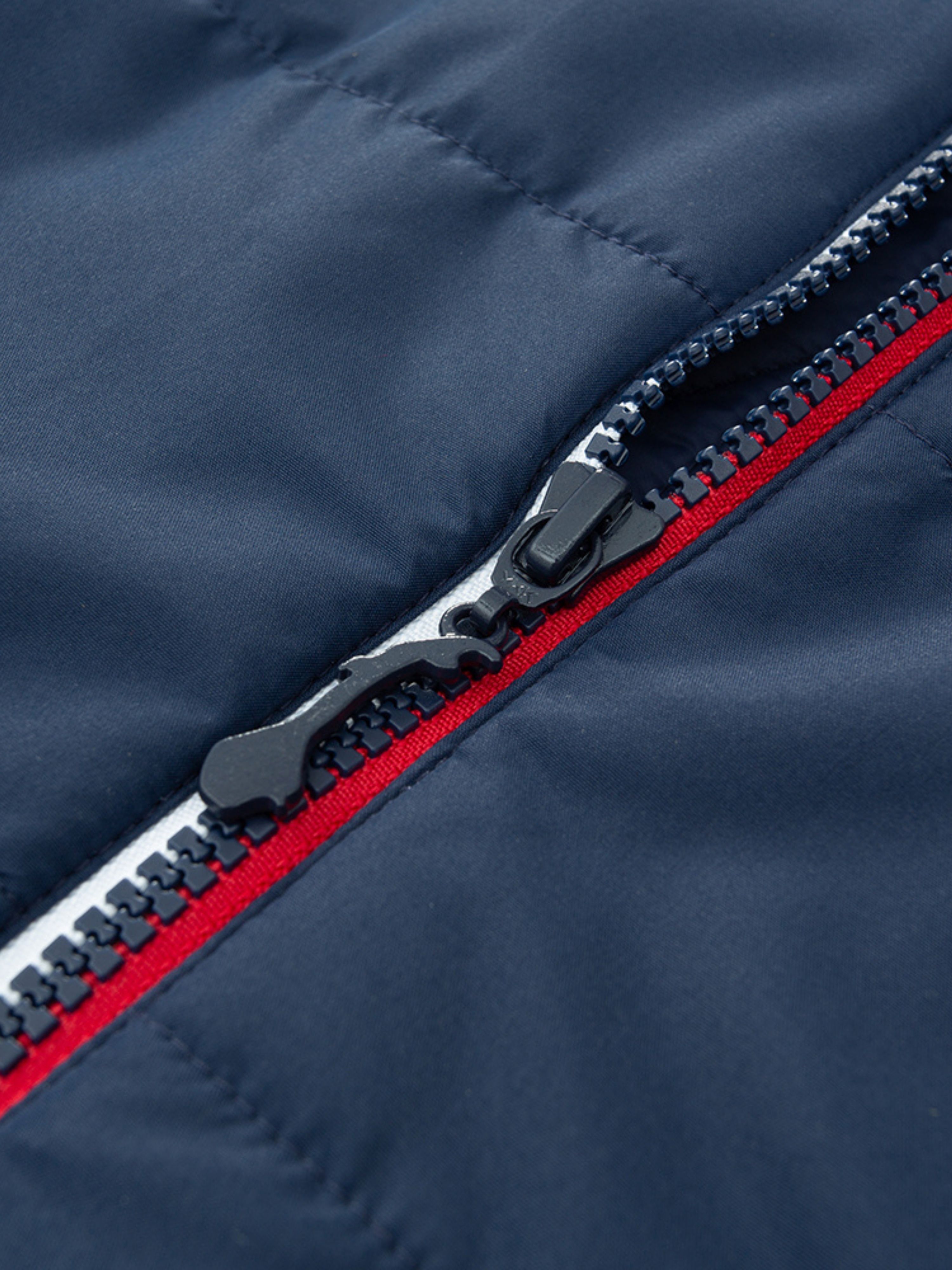 Rena vest med ullfôr Dark Blue