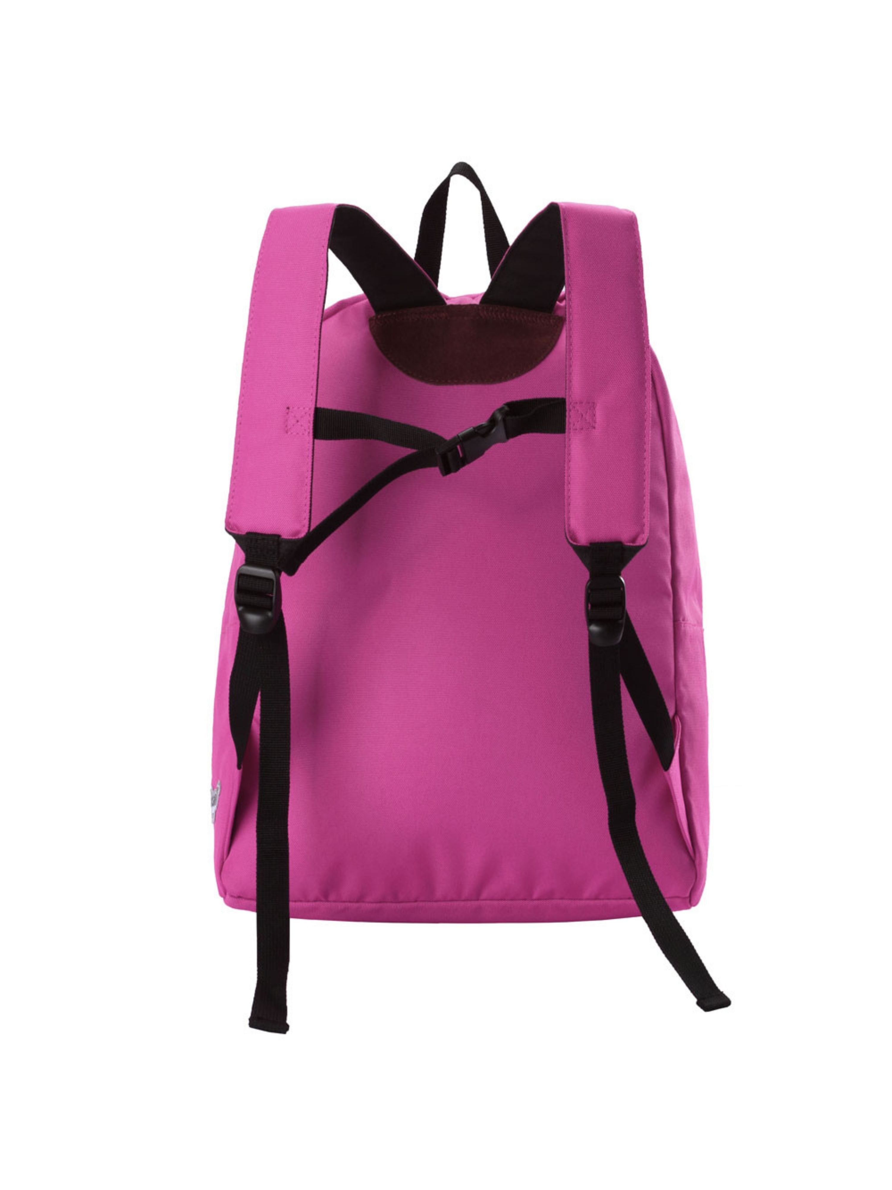Nibba ryggsekk med patcher Pink Crush