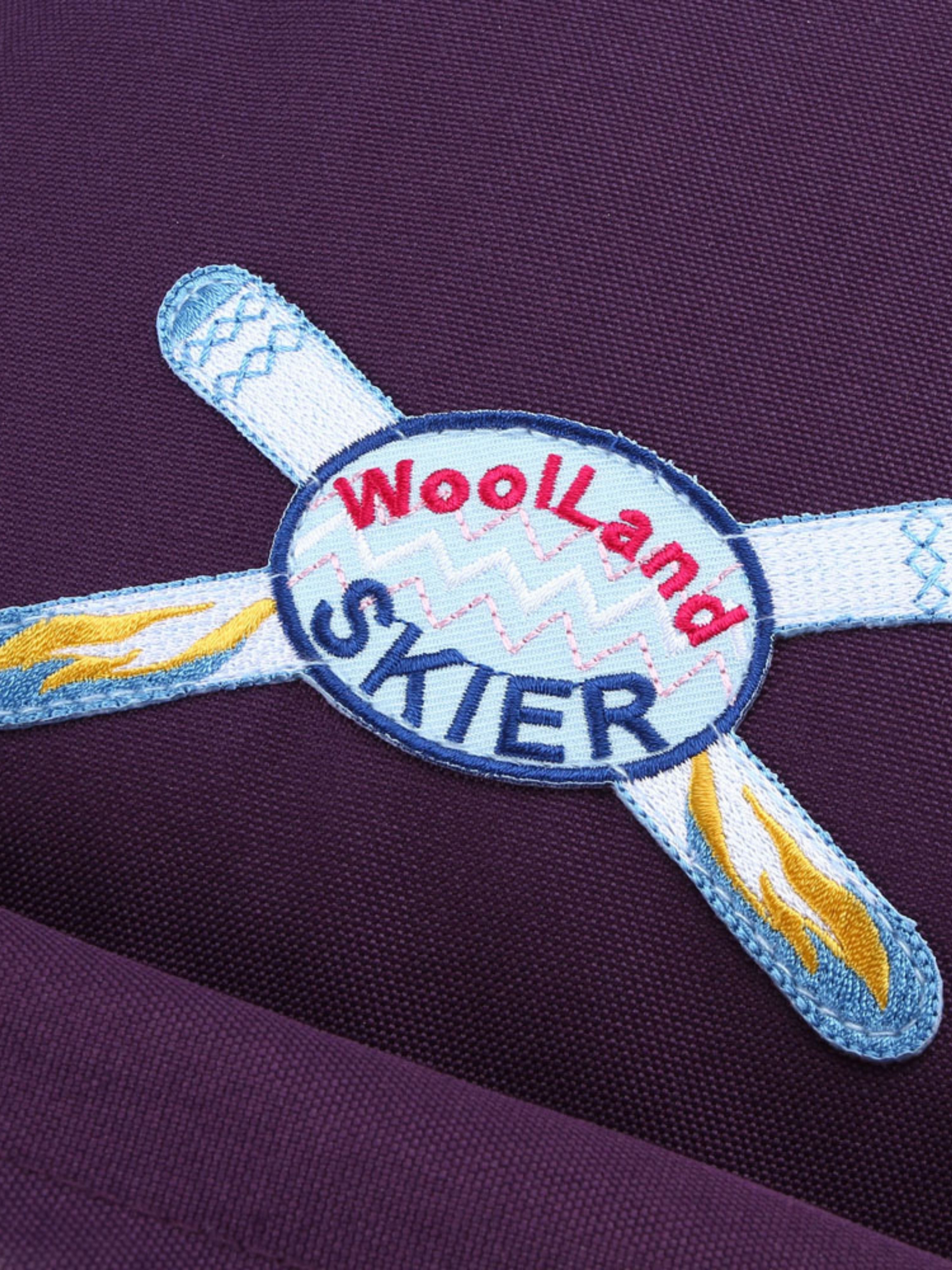 Nibba ryggsekk med patcher Deep Purple