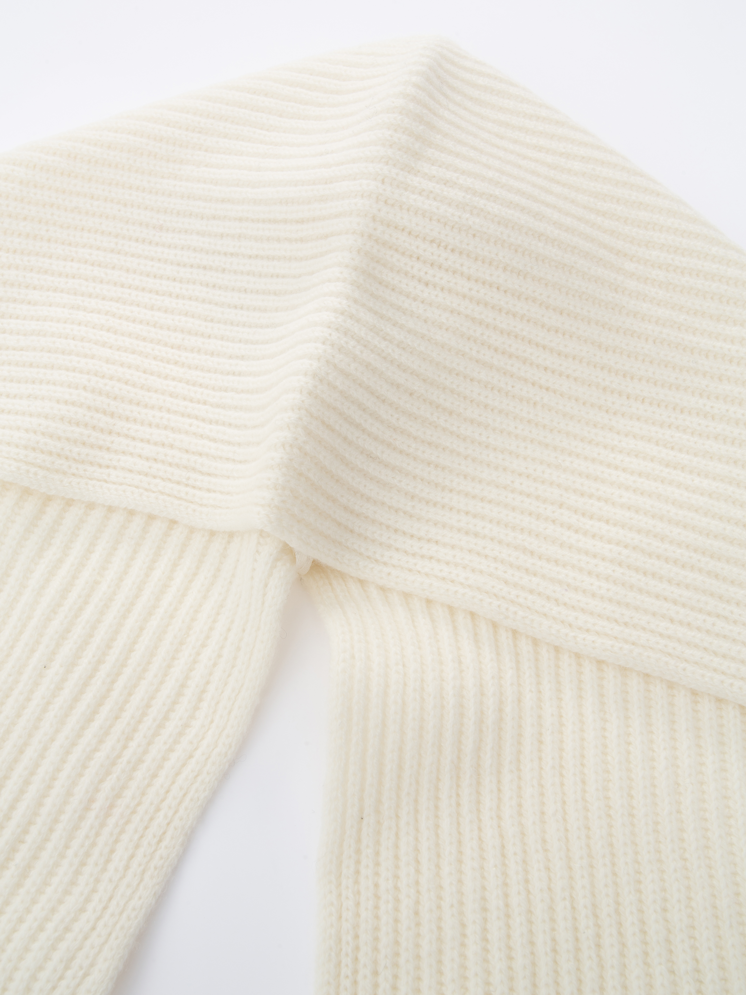 Søgne Kashmirskjerf med hette Cream