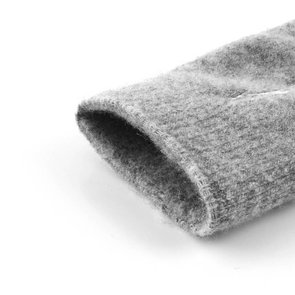 Uvdal Tykke Frotté Ullsokker  Grey Melange