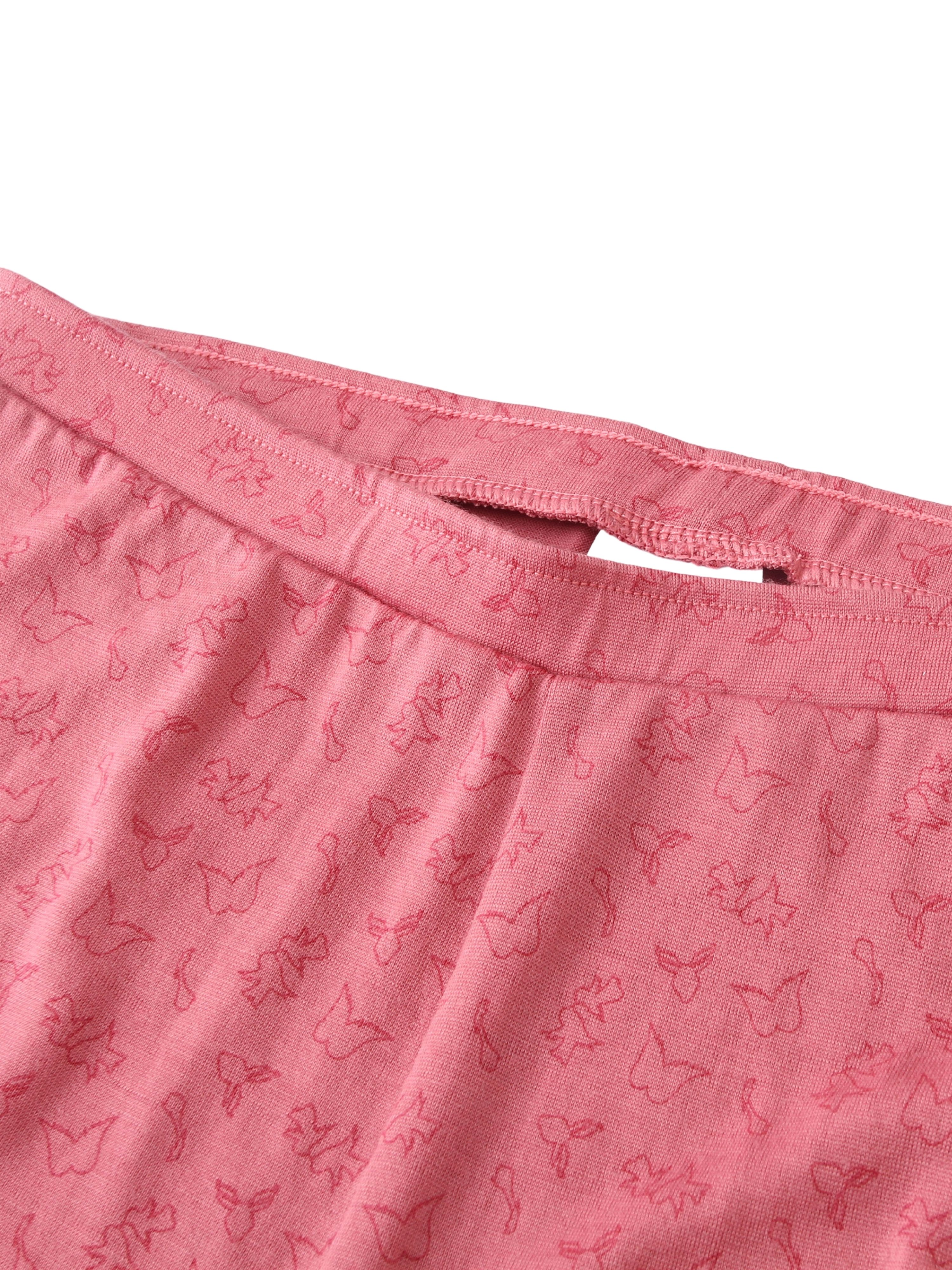 Drøbak Ullpysjamas Sett Berry Shake