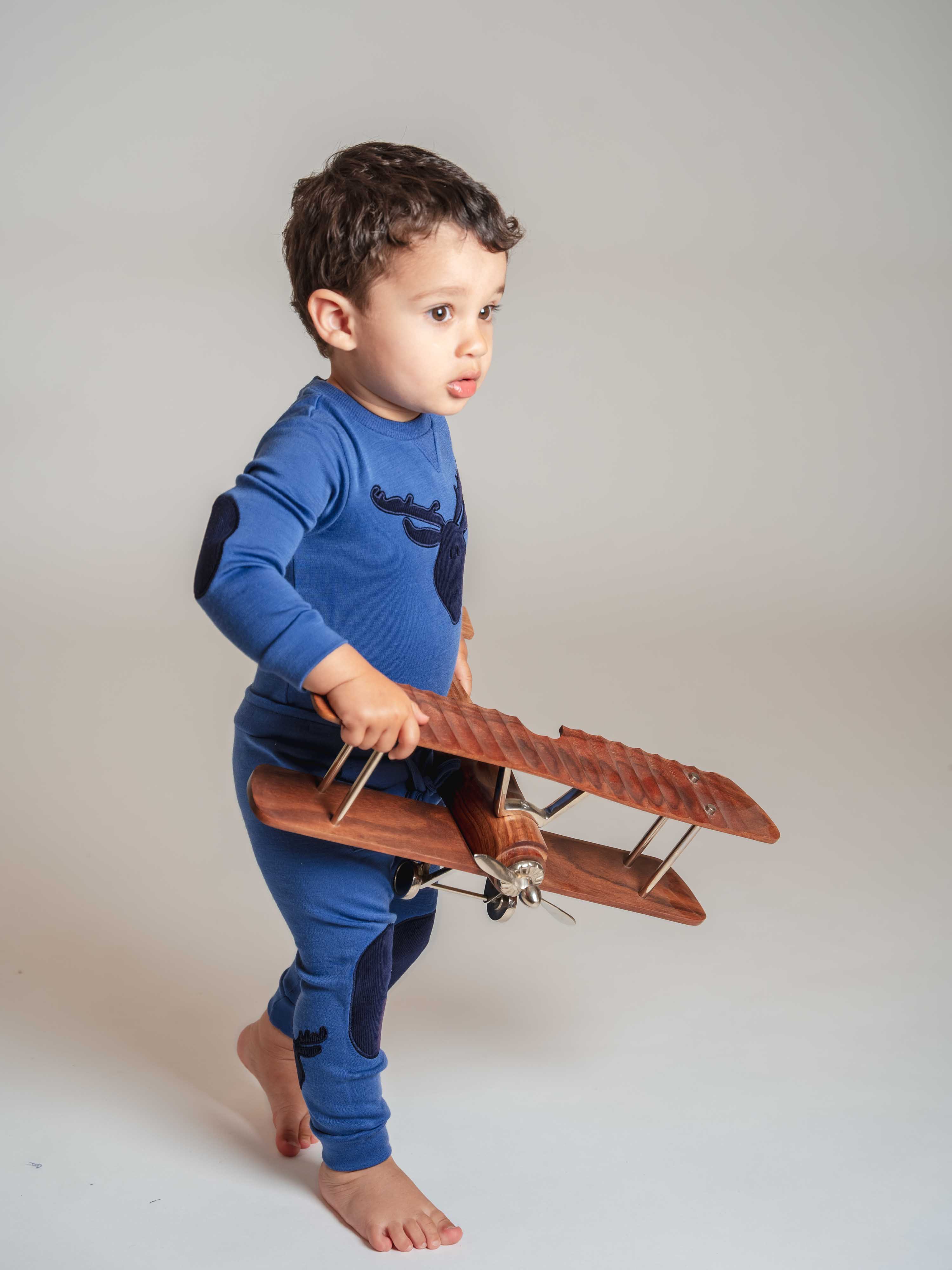 Bergen Merino Ullbukse 0-3 år Blue Eyes