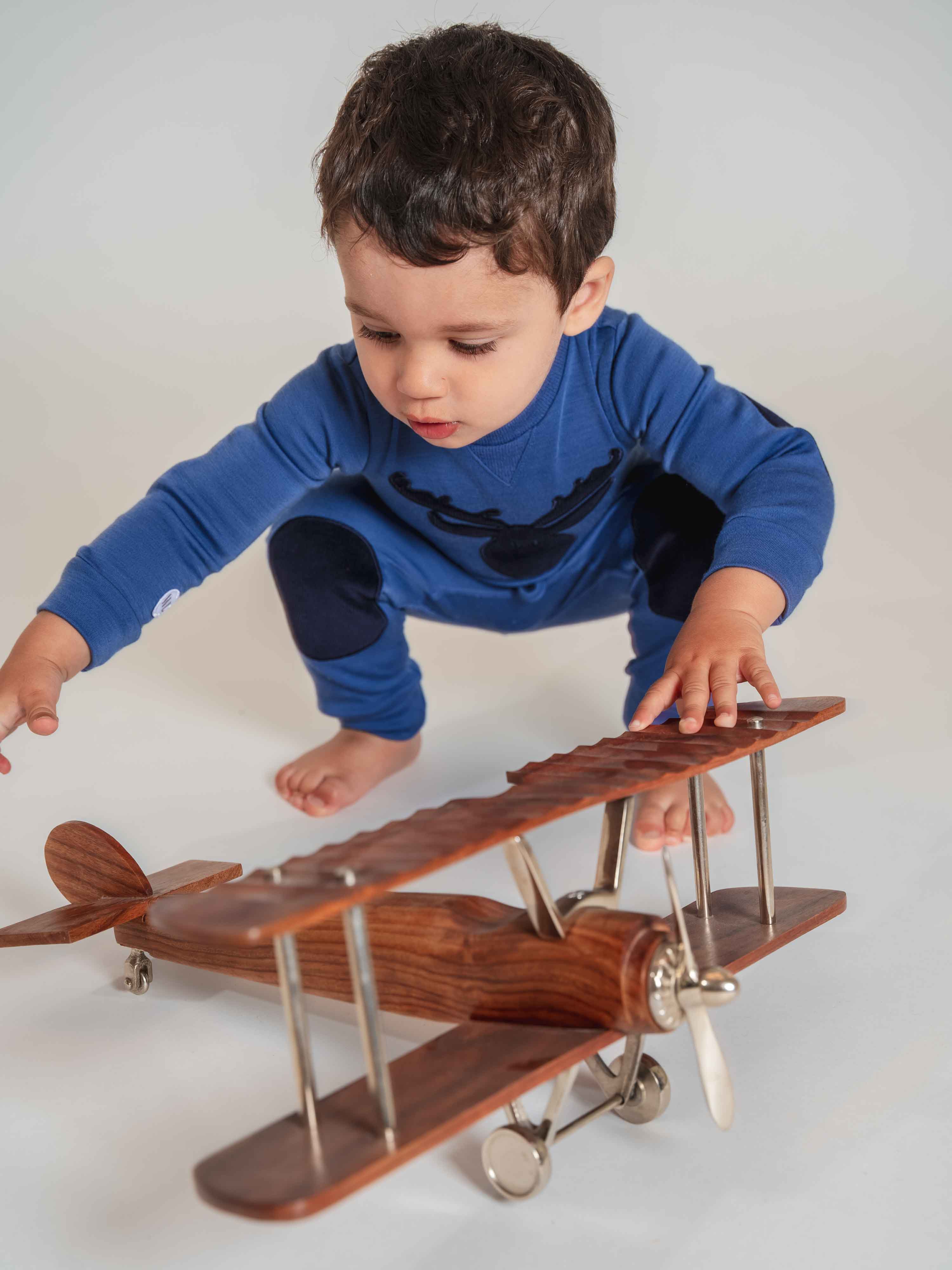 Bergen Merino Ullbukse 0-3 år Blue Eyes