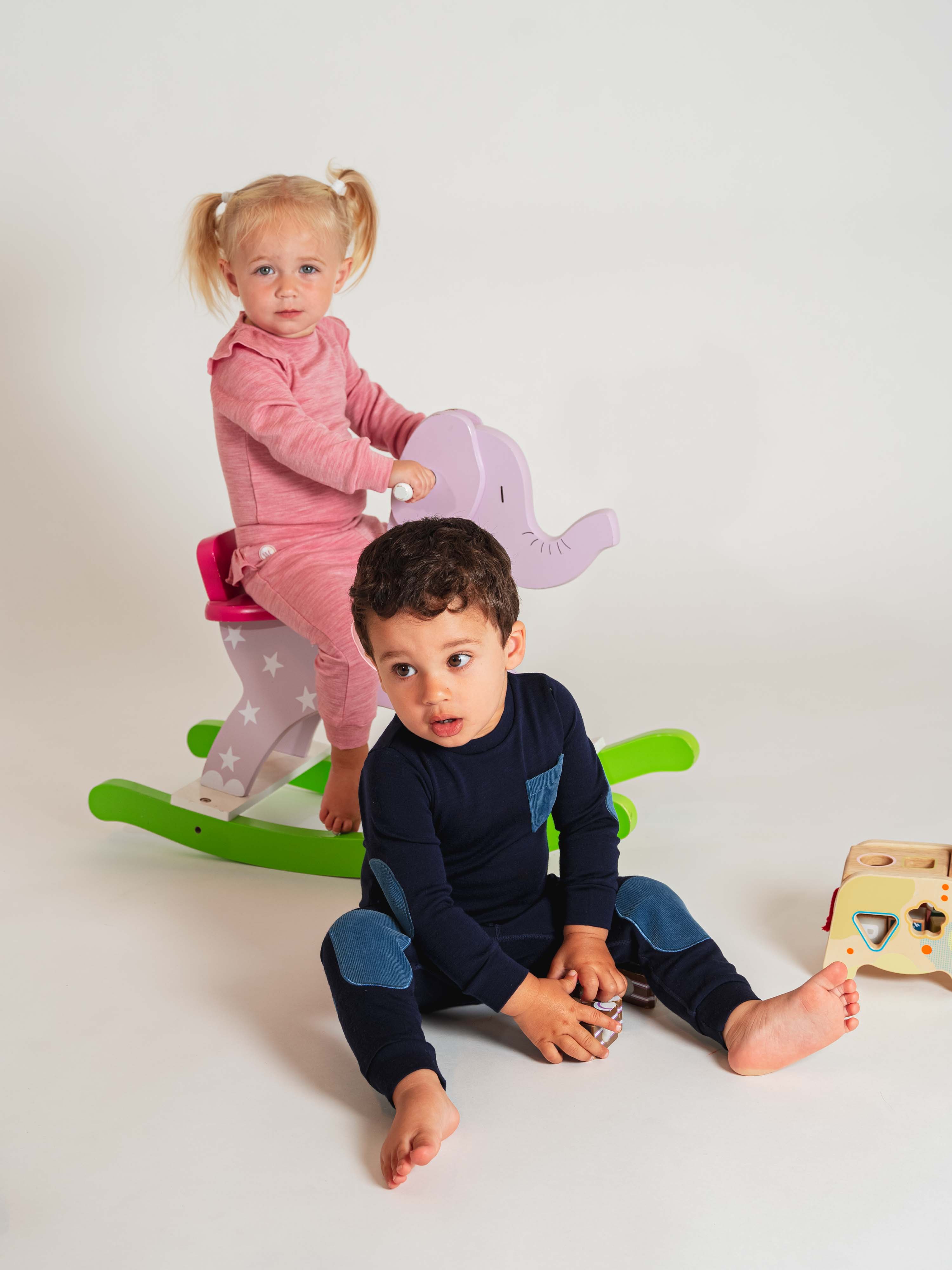 Bergen Merino Ullbukse 0-3 år Blue Ink