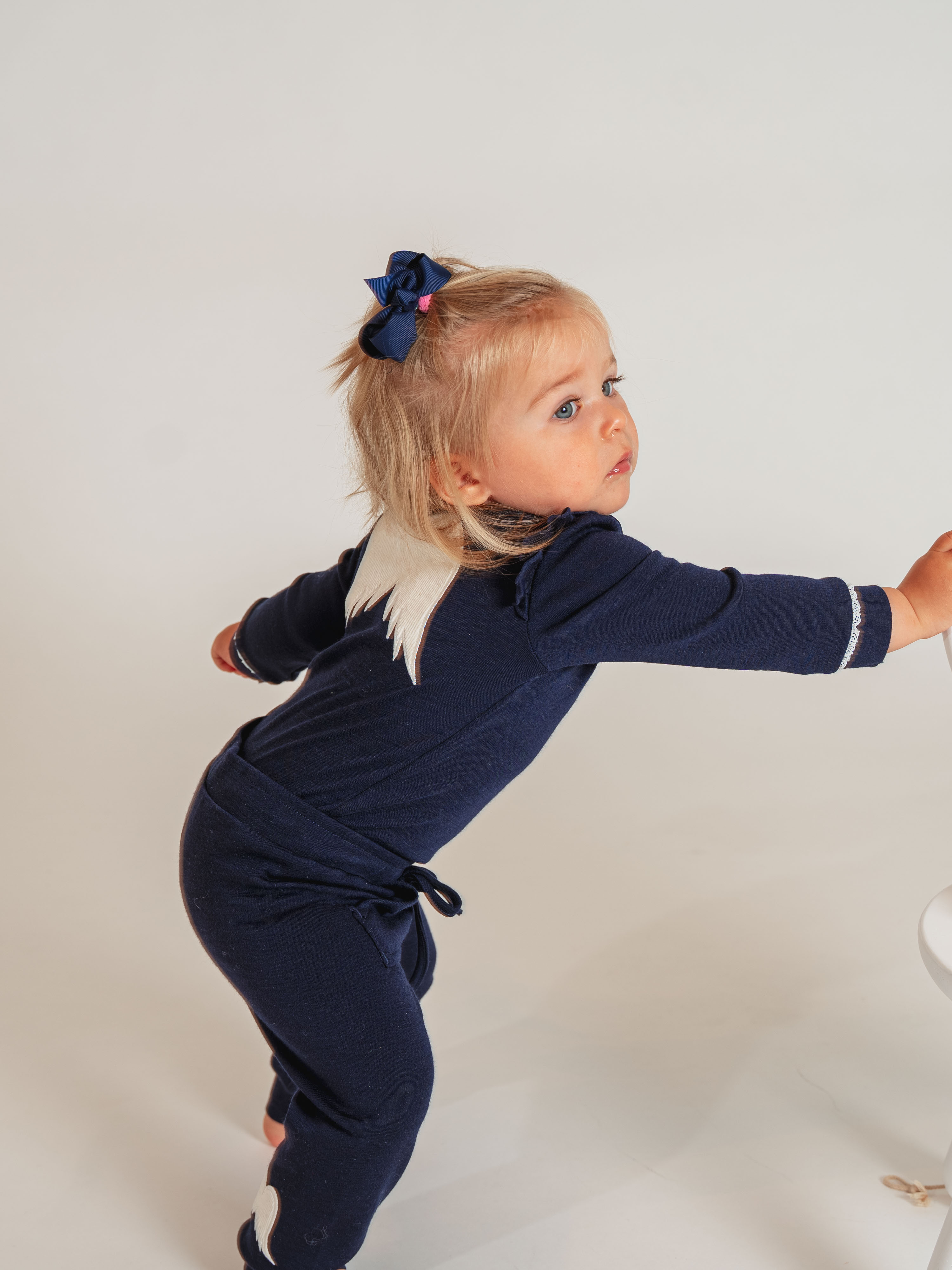 Bergen Merino Ullbody 0-3 år Blue Ink