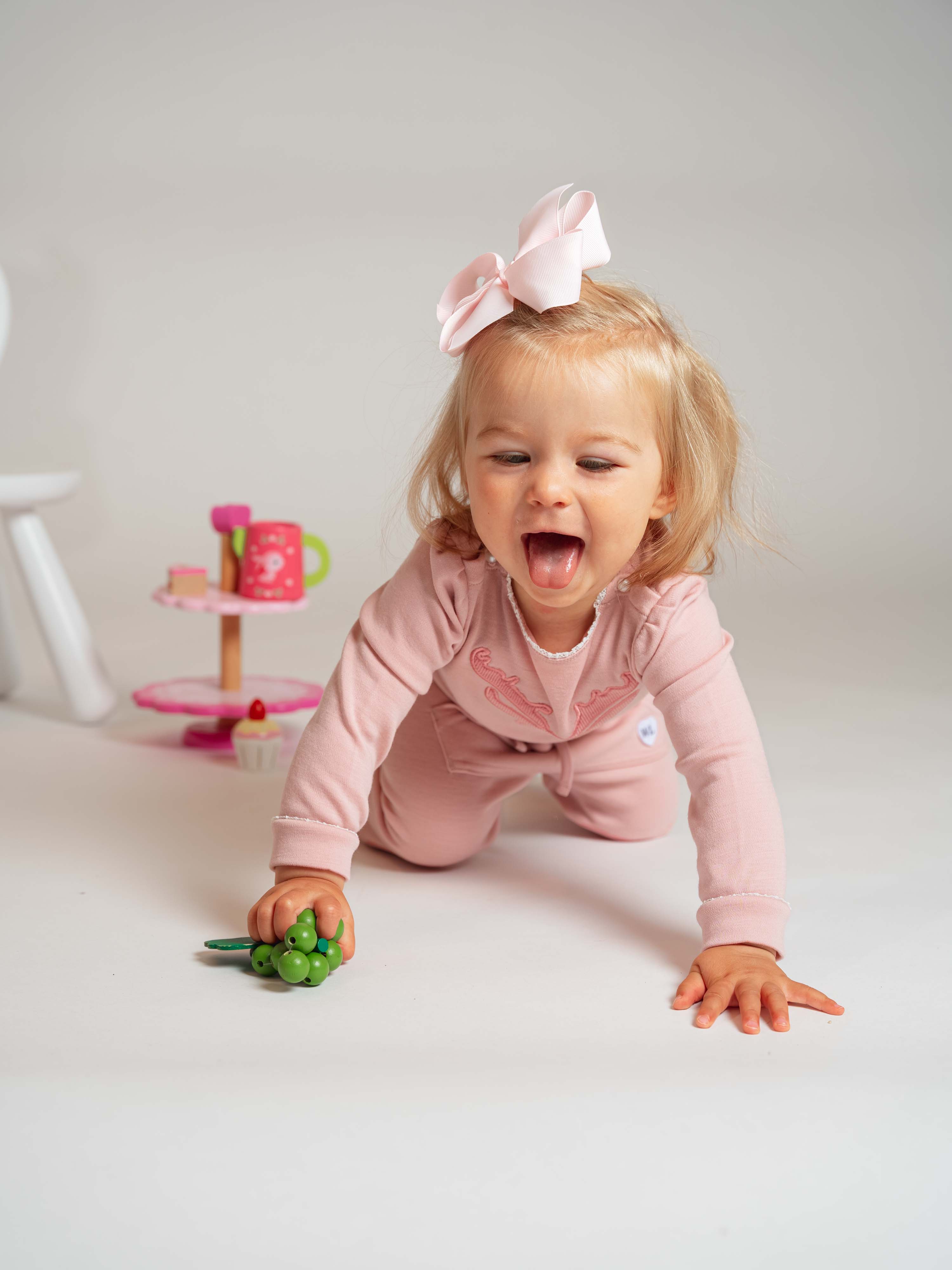 Bergen Merino Ullbukse 0-3 år Old Pink