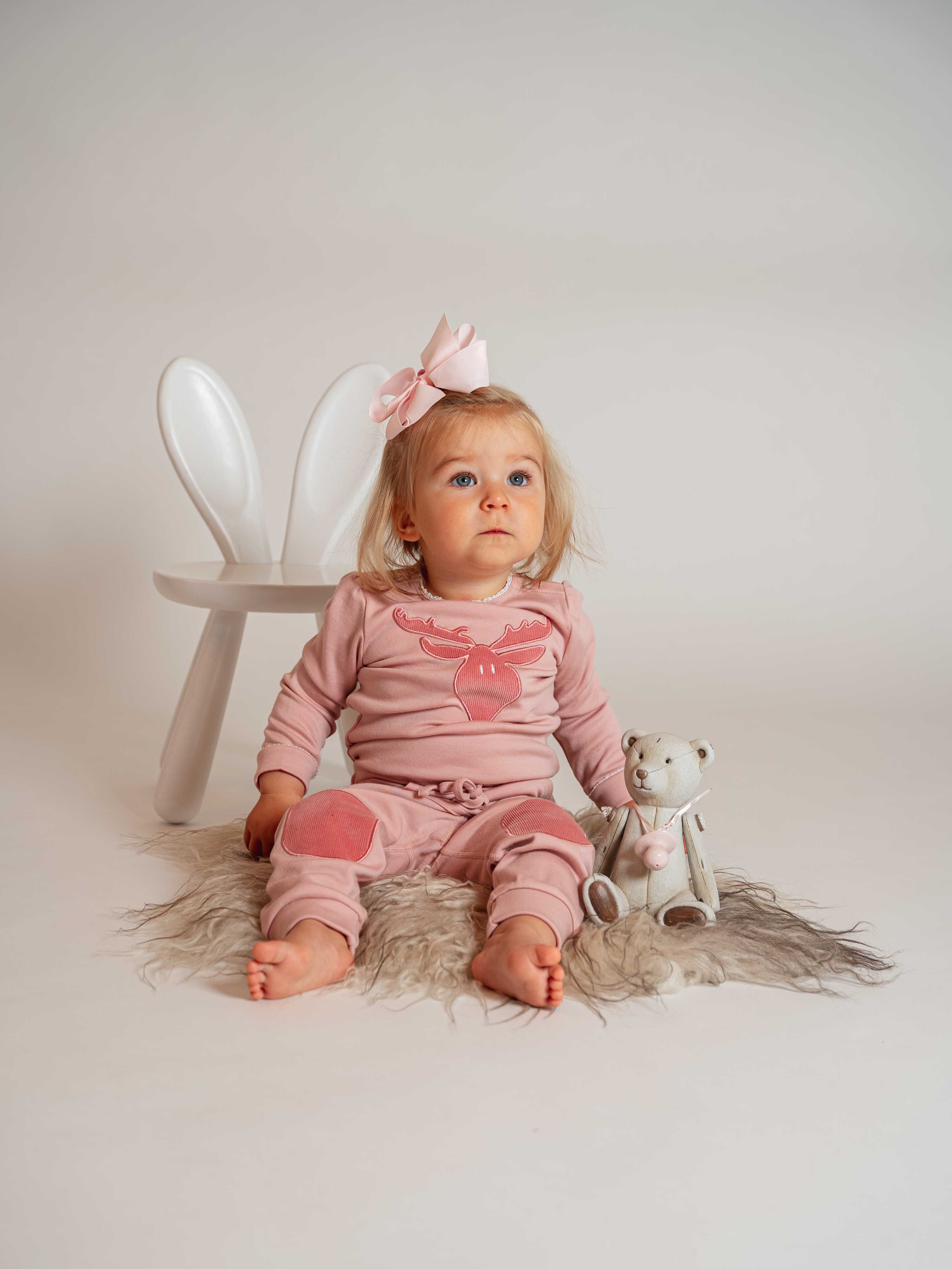 Bergen Merino Ullbukse 0-3 år Old Pink