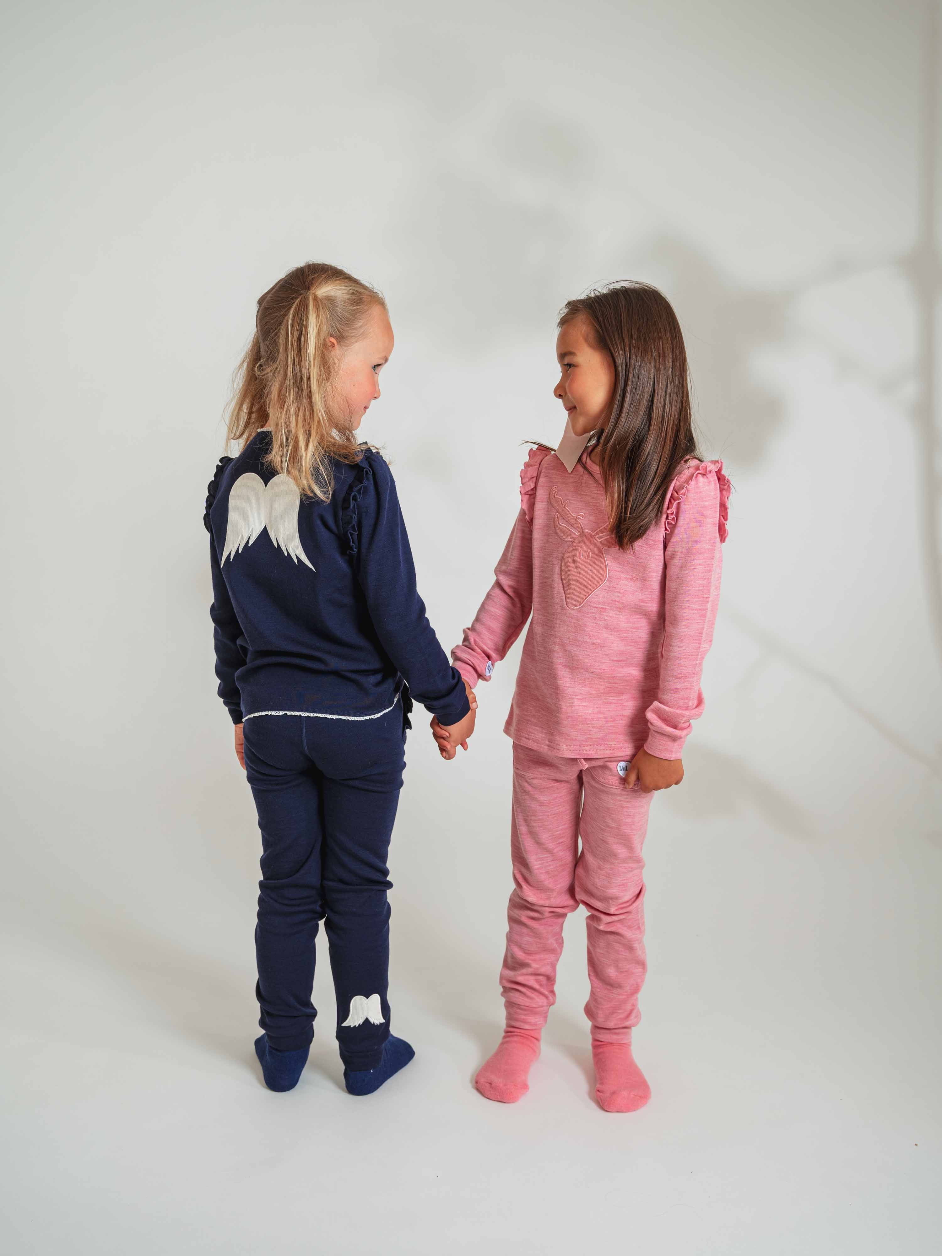 Bergen Merino Ullbukse 3-10 år Blue Ink