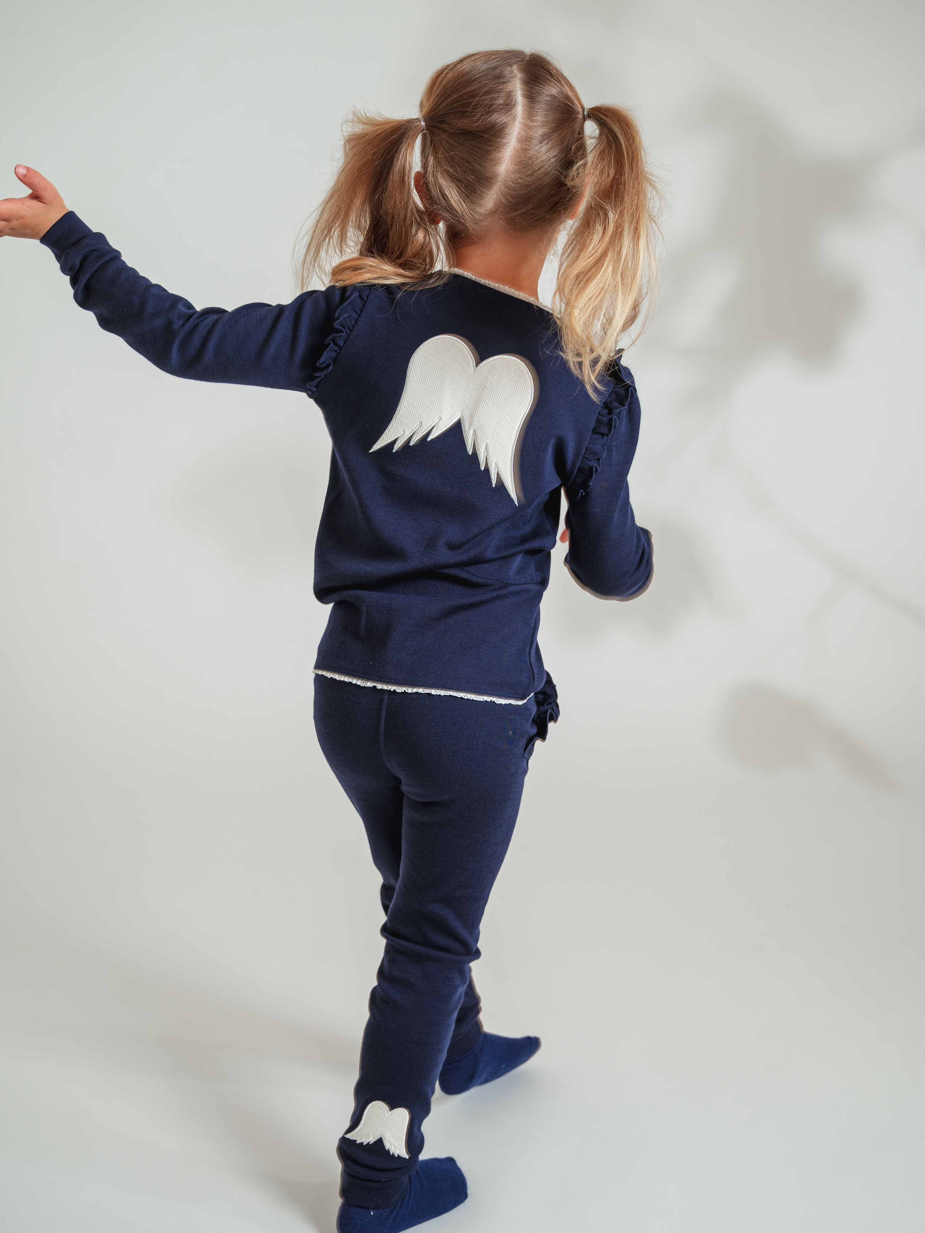 Bergen Merino Ullbukse 3-10 år Blue Ink