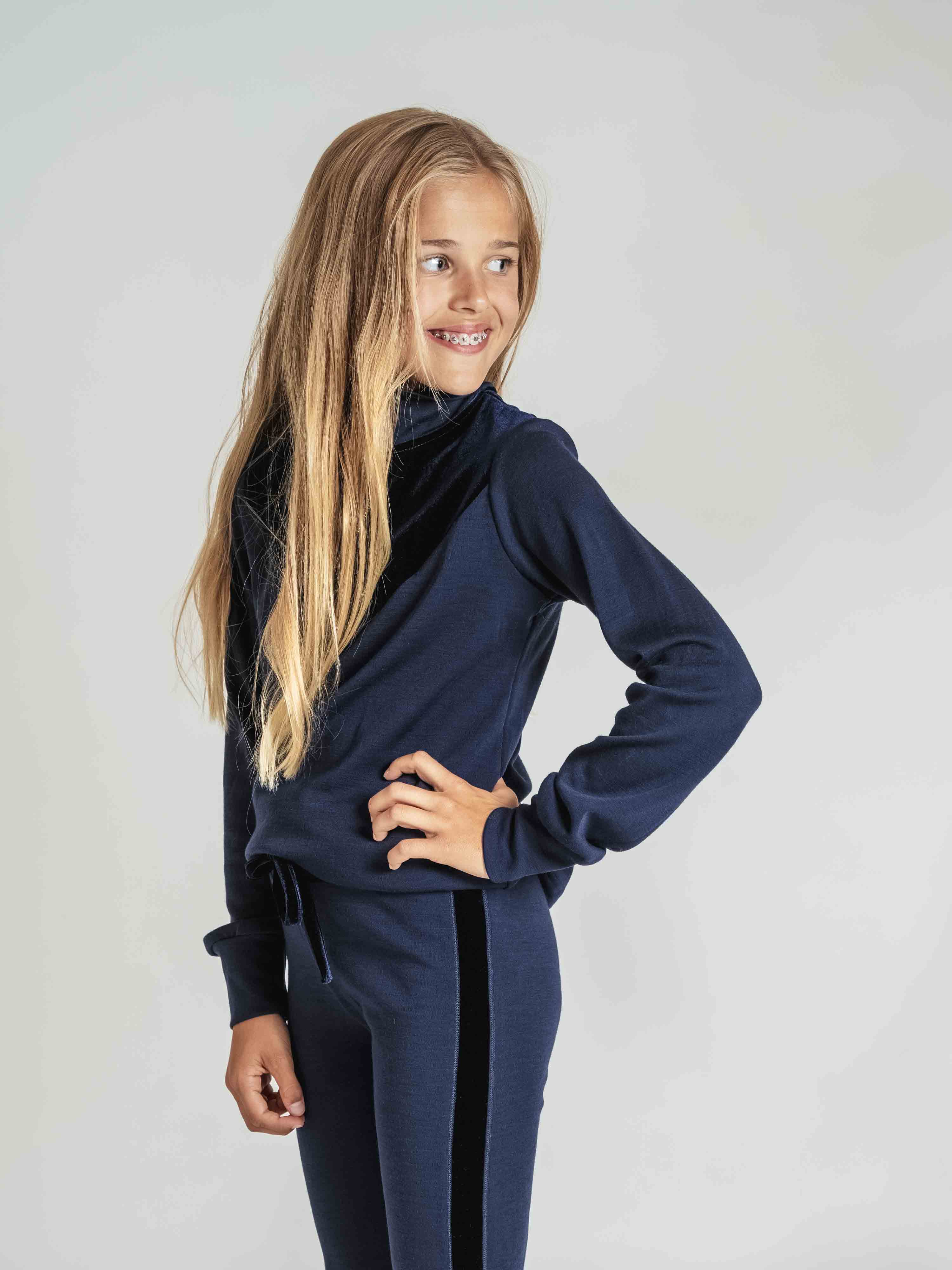 Sirdal Ullbukse Blue Ink