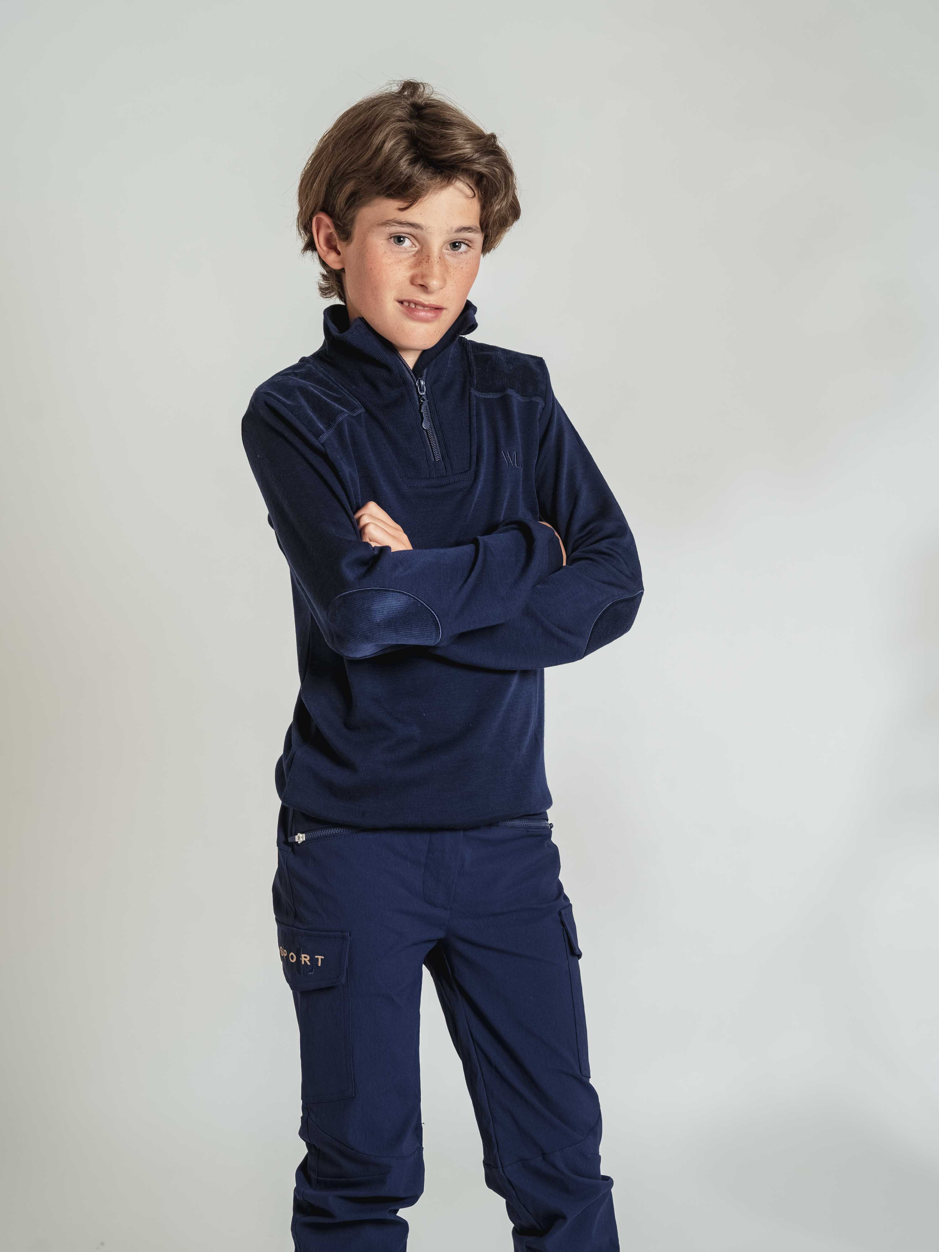 Lakselv Merino Ullgenser Blue Ink