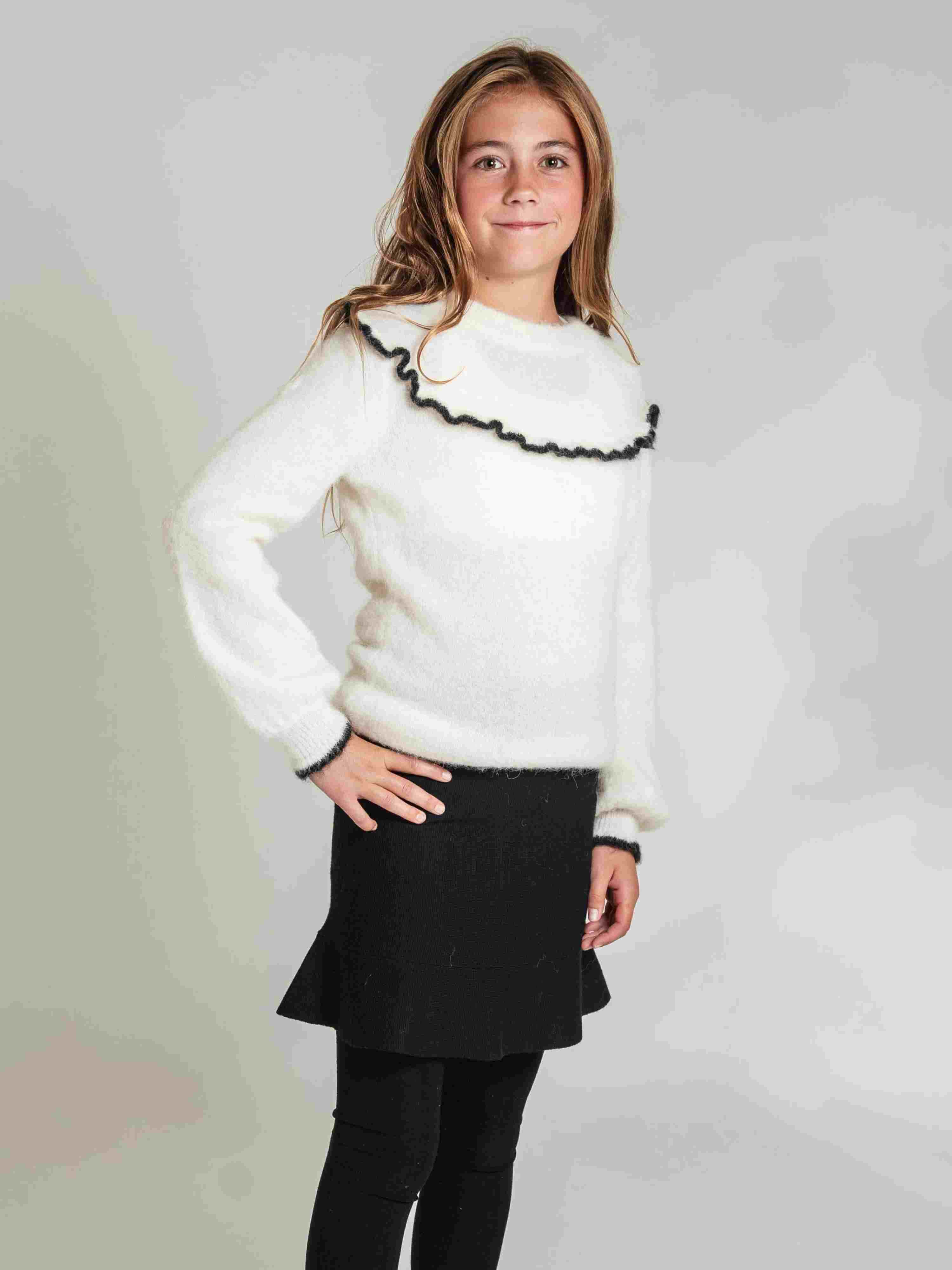 Kjerag Strikket Ullskjørt Black