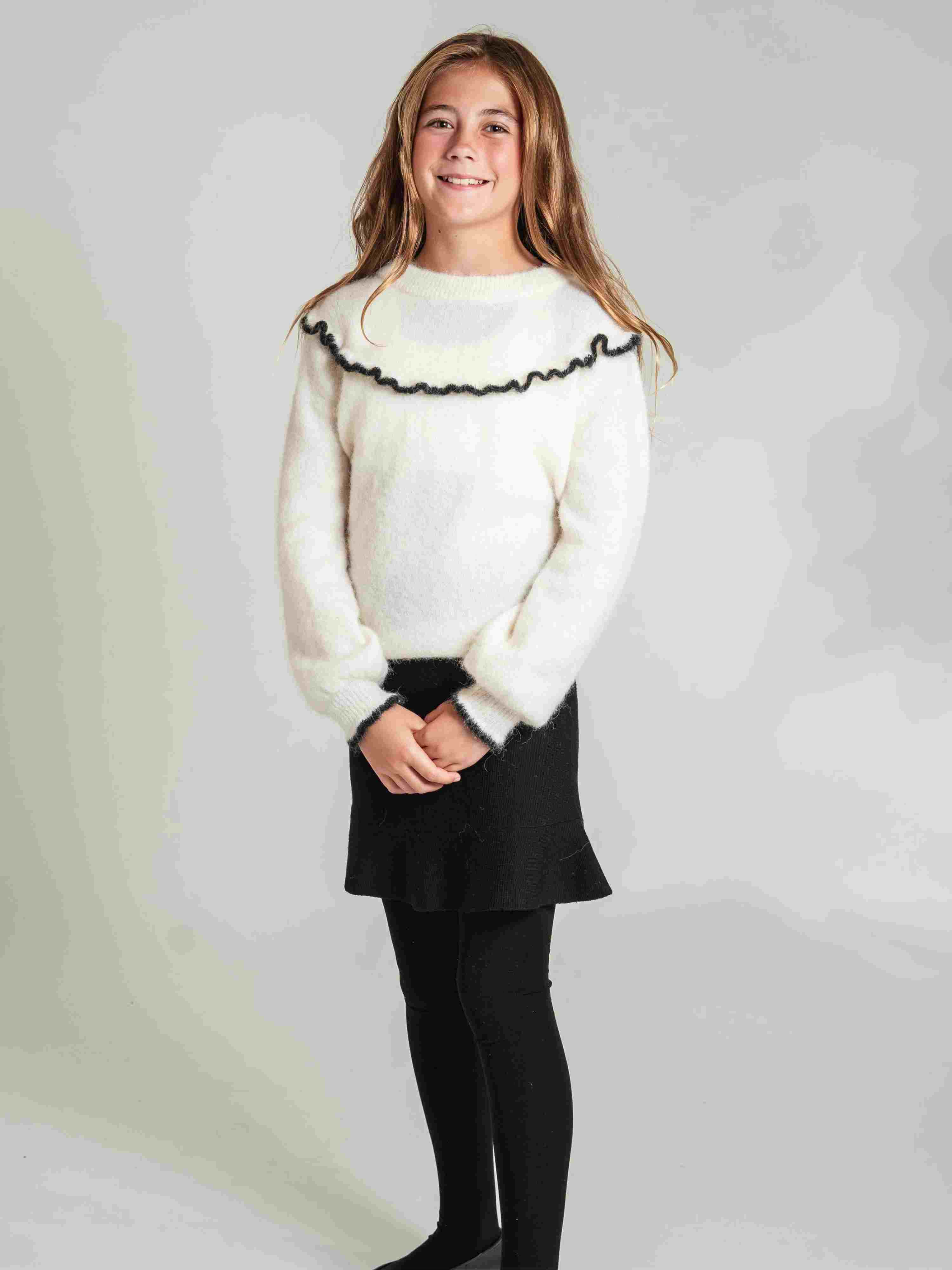 Kjerag Strikket Ullskjørt Black