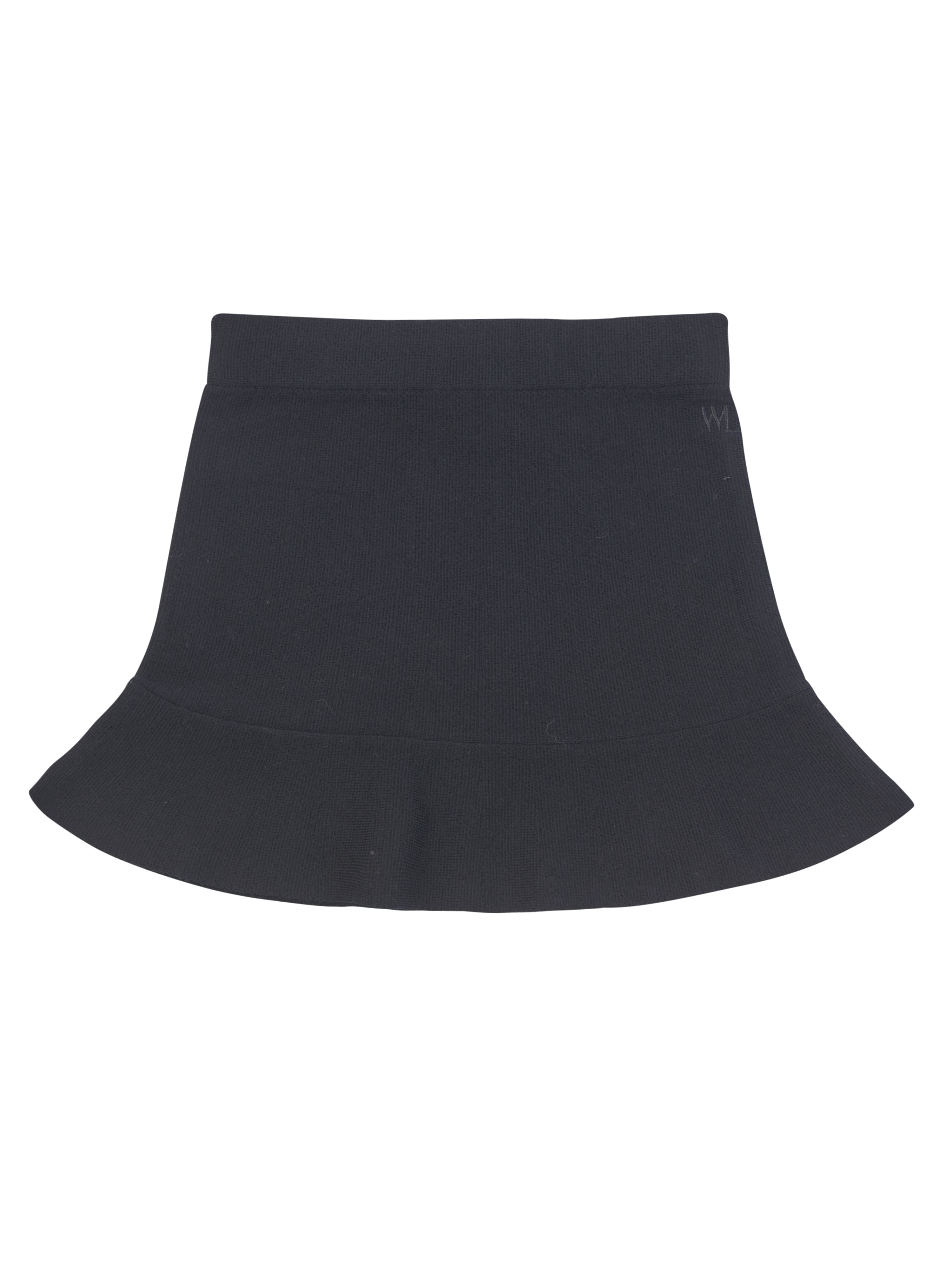 Kjerag Strikket Ullskjørt Black