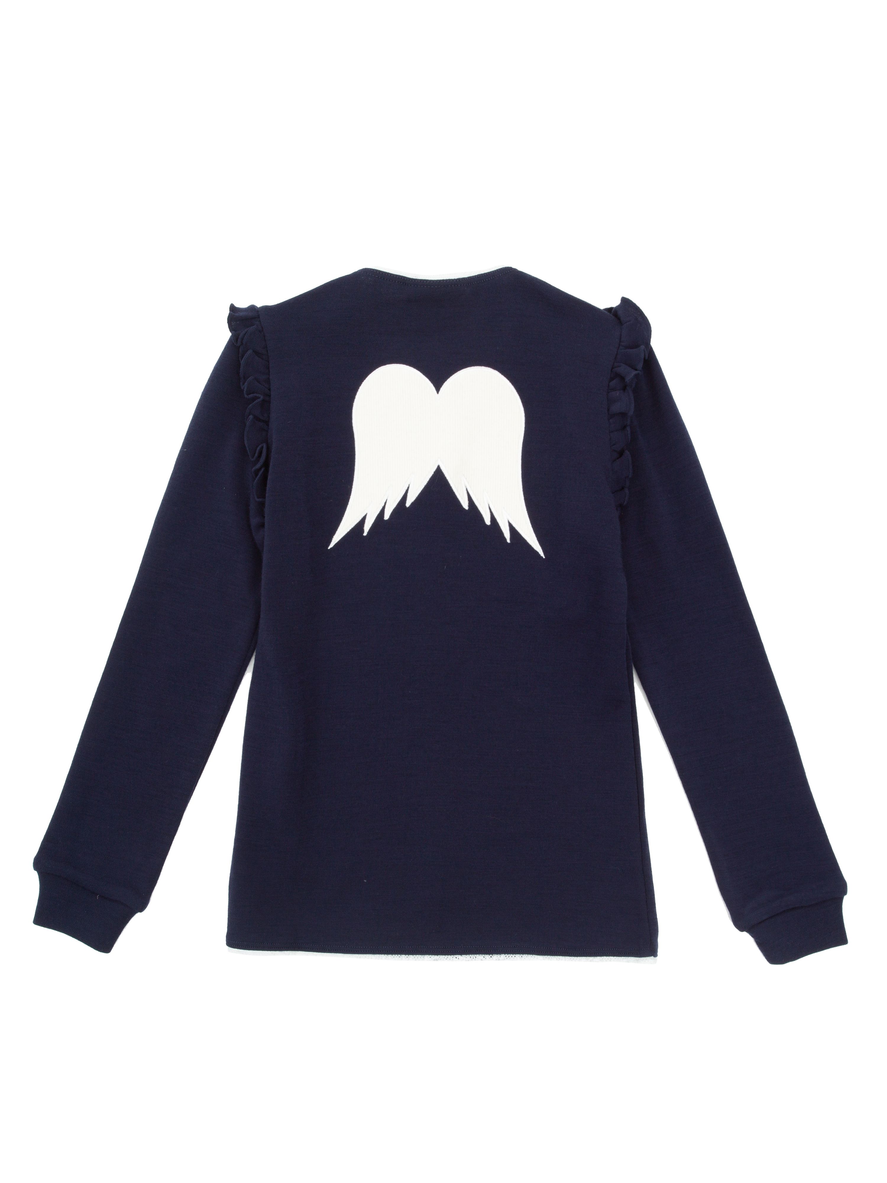 Bergen Merino Ullgenser 3-10 år Blue Ink