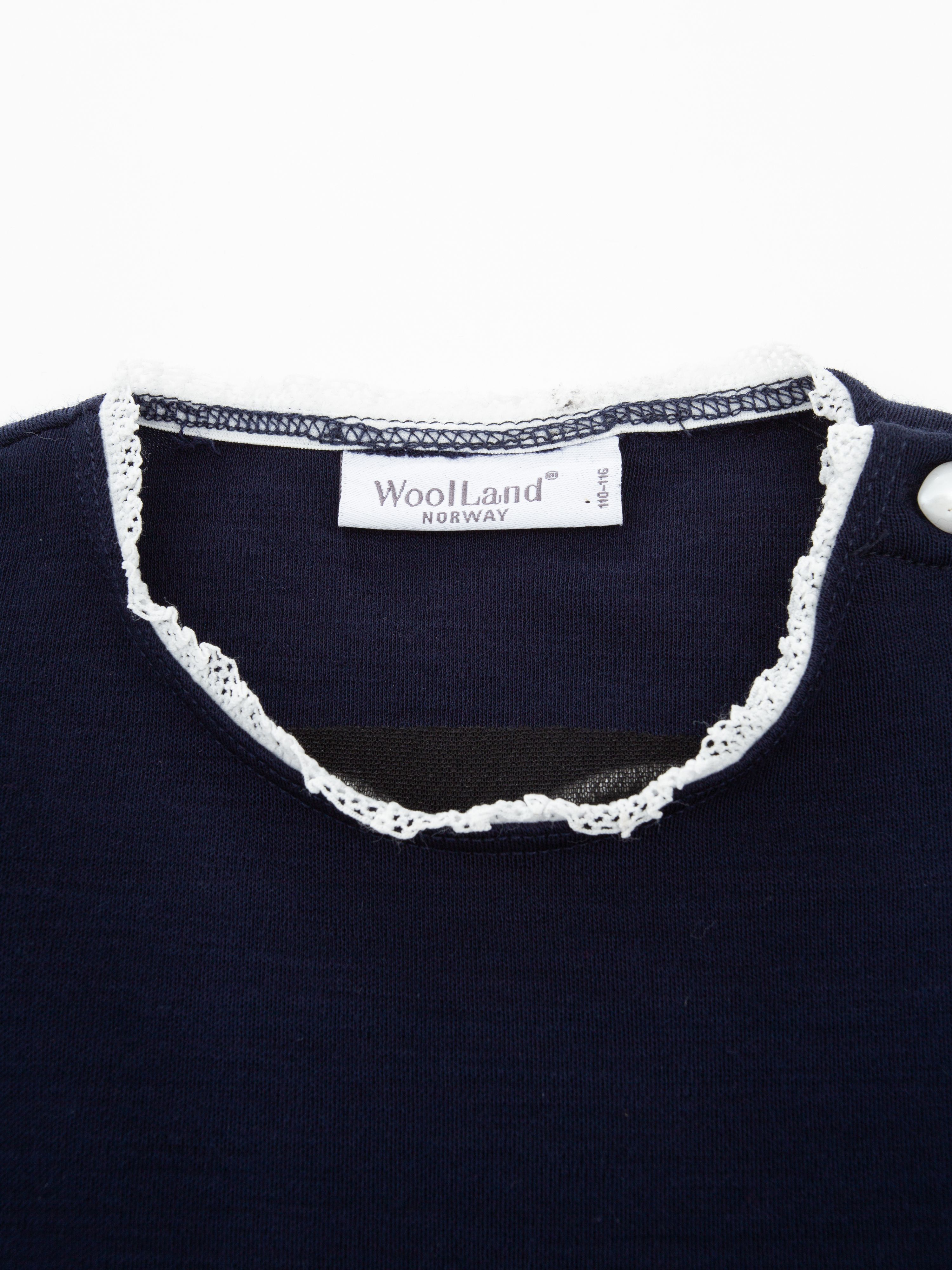 Bergen Merino Ullgenser 3-10 år Blue Ink