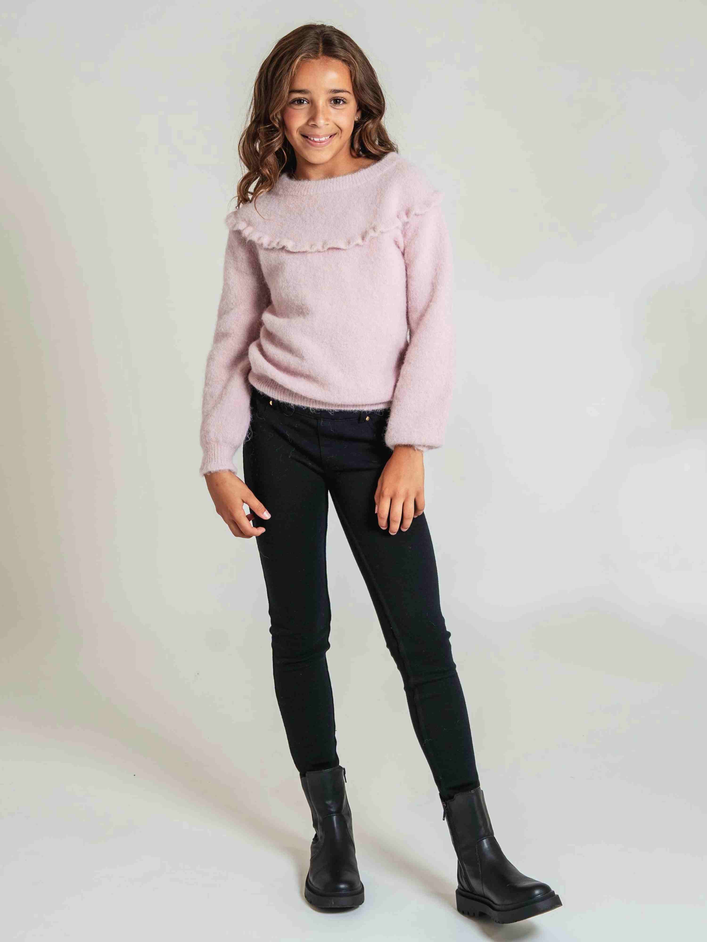 Svalbard Slim Fit Ulljeans  Pure Black