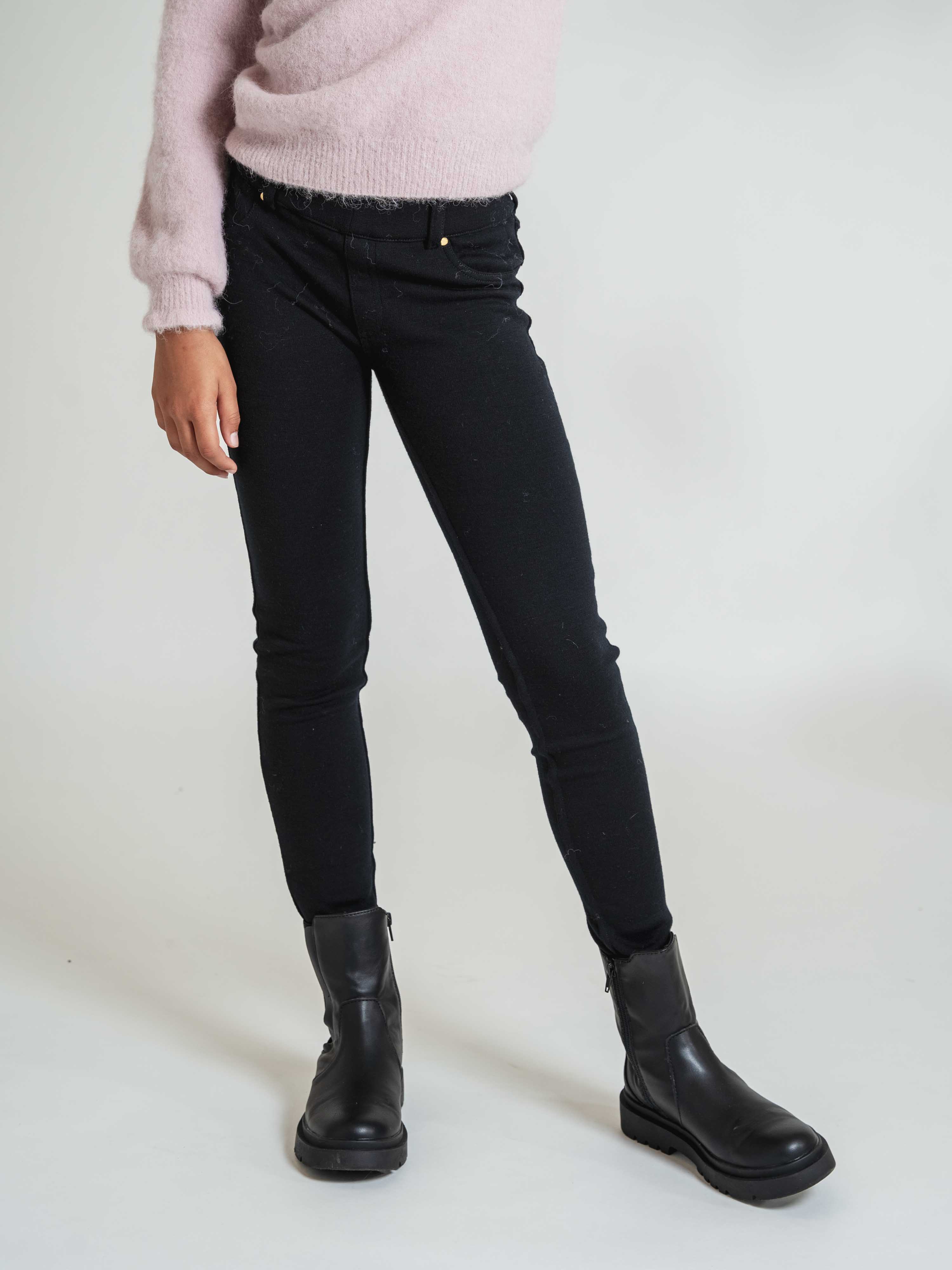 Svalbard Slim Fit Ulljeans  Pure Black