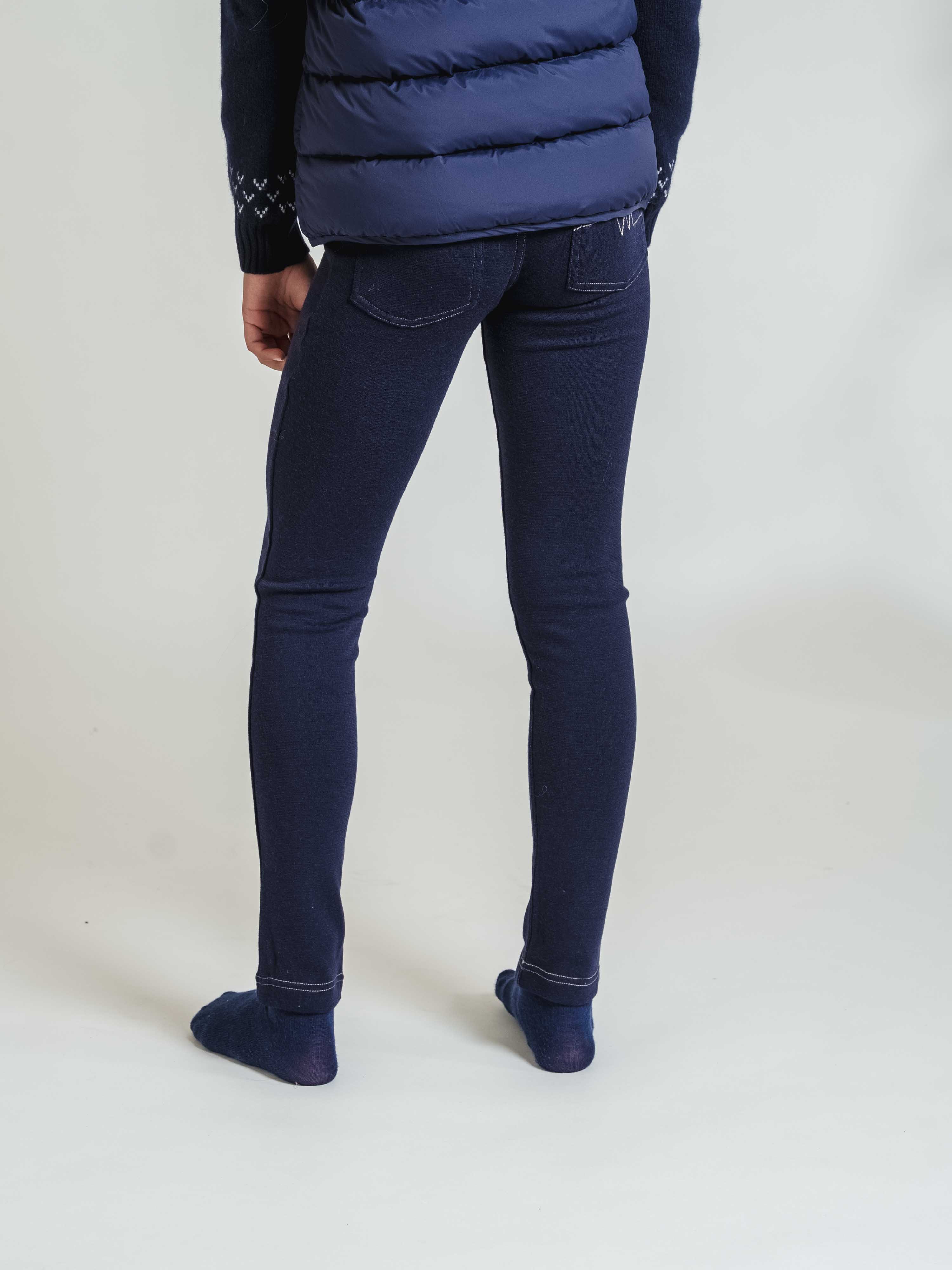 Svalbard Slim Fit Ulljeans  Blue Ink