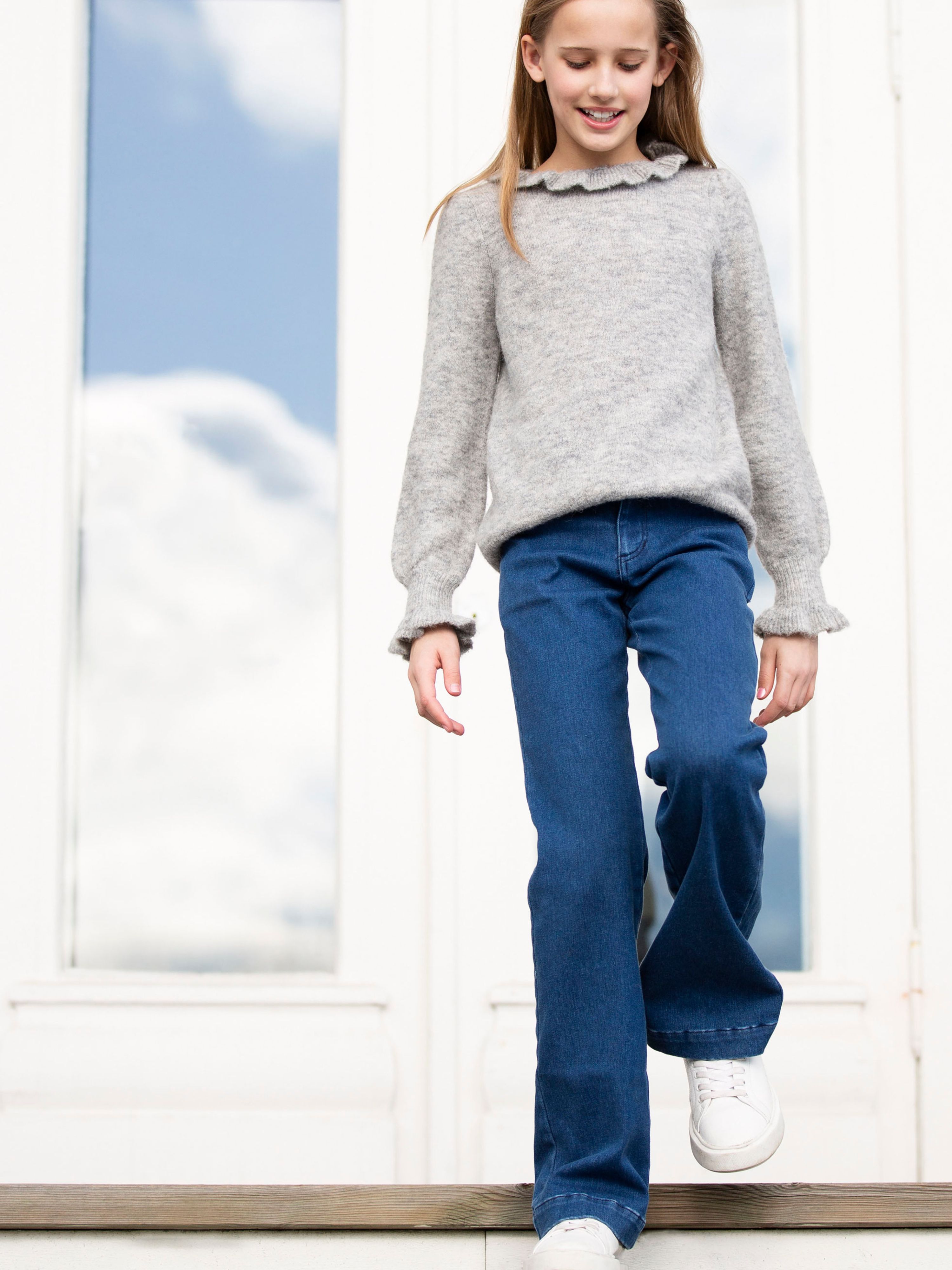 Tromsø Flare Ulljeans  Blue