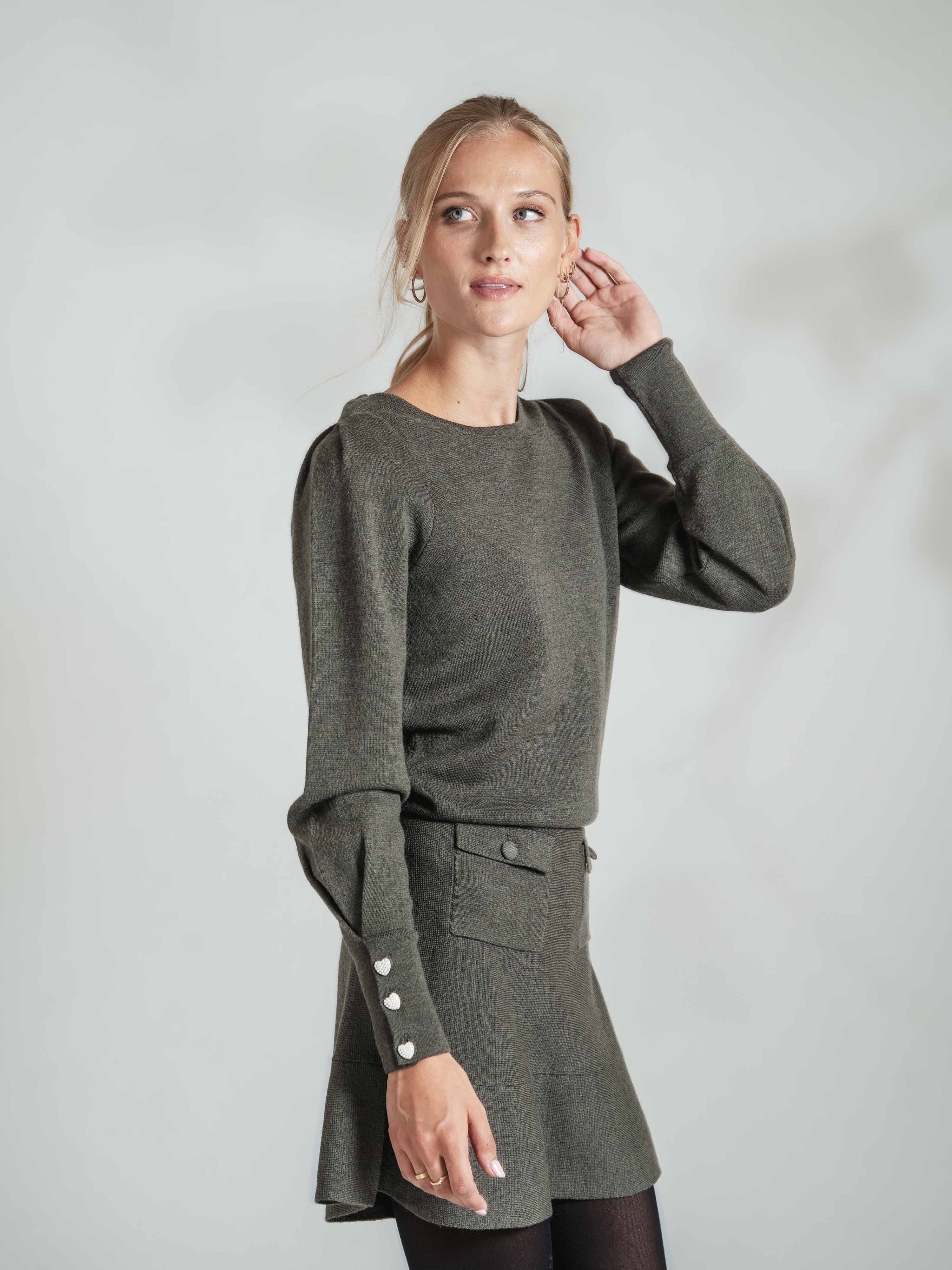 Kjerag Ullskjørt Country Green