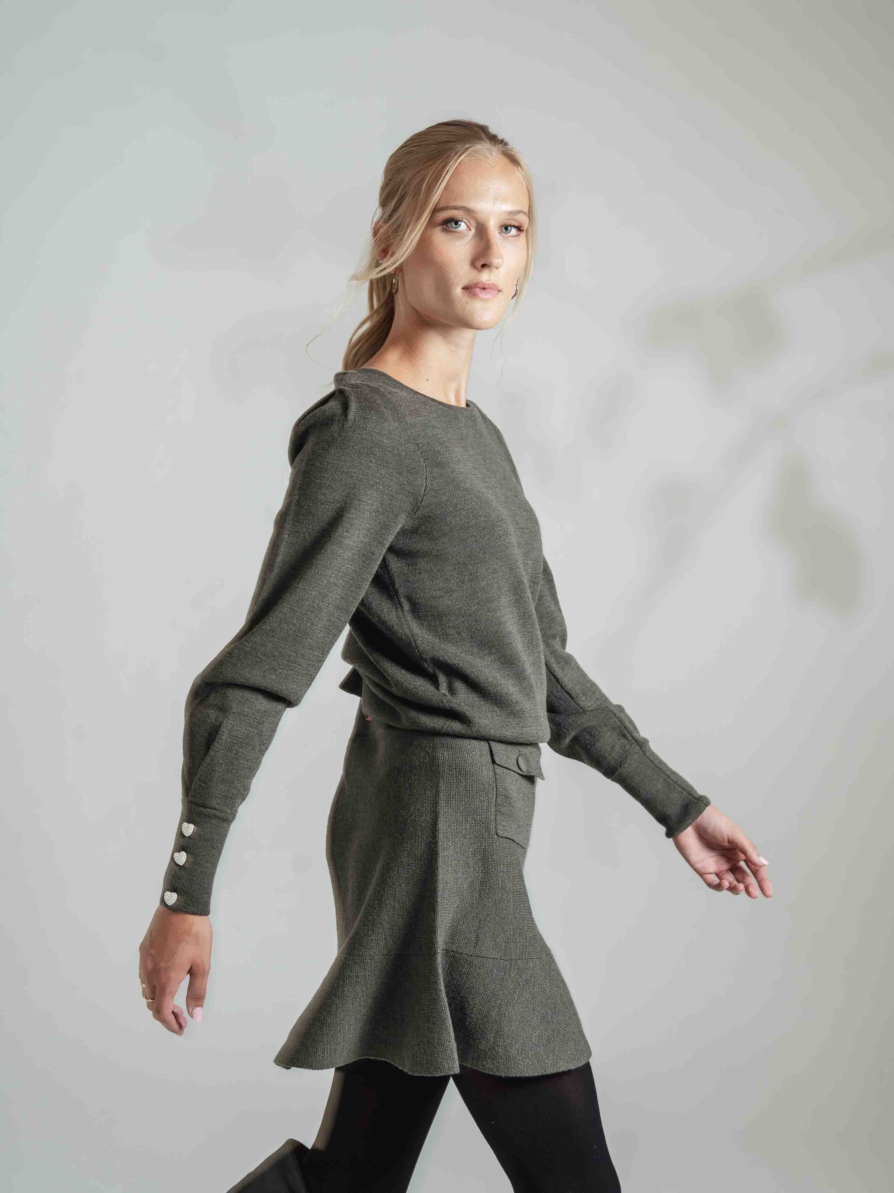 Kjerag Ullskjørt Country Green