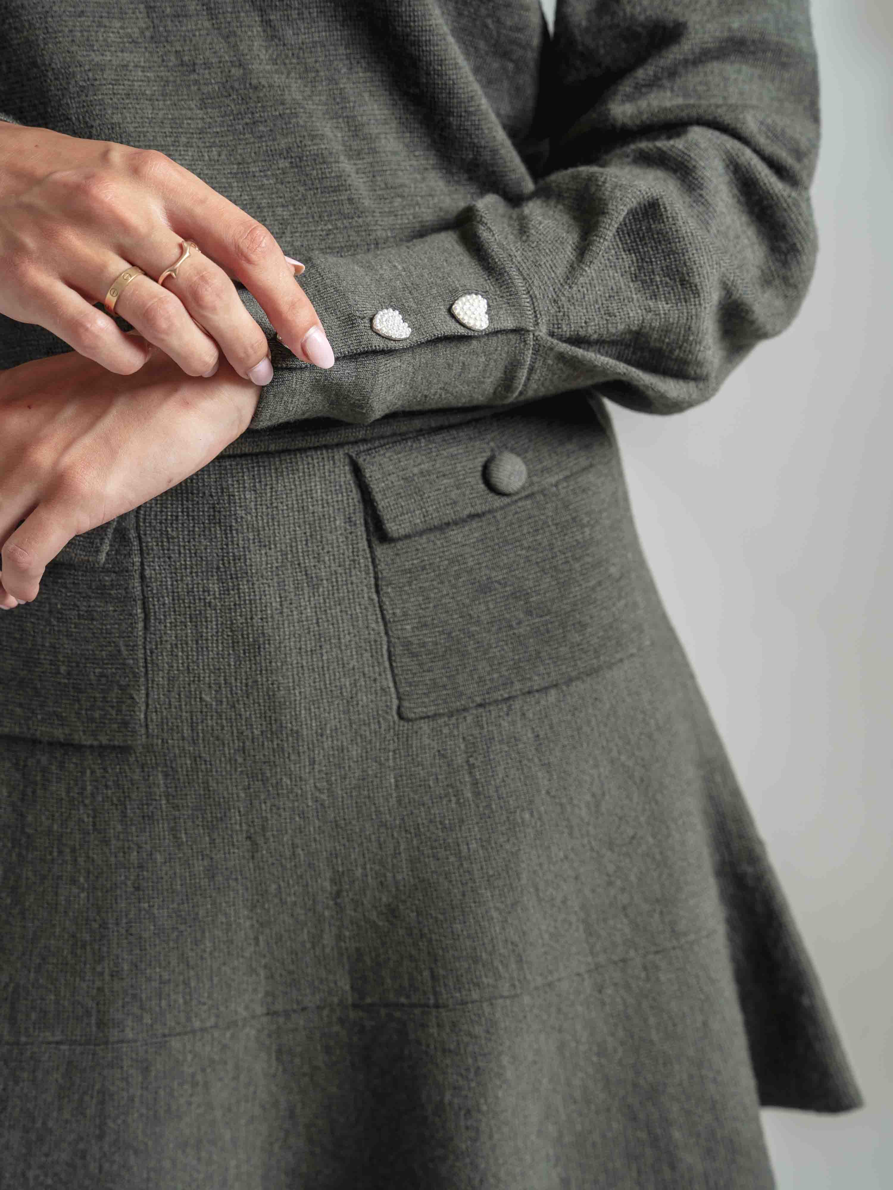 Kjerag Ullskjørt Country Green