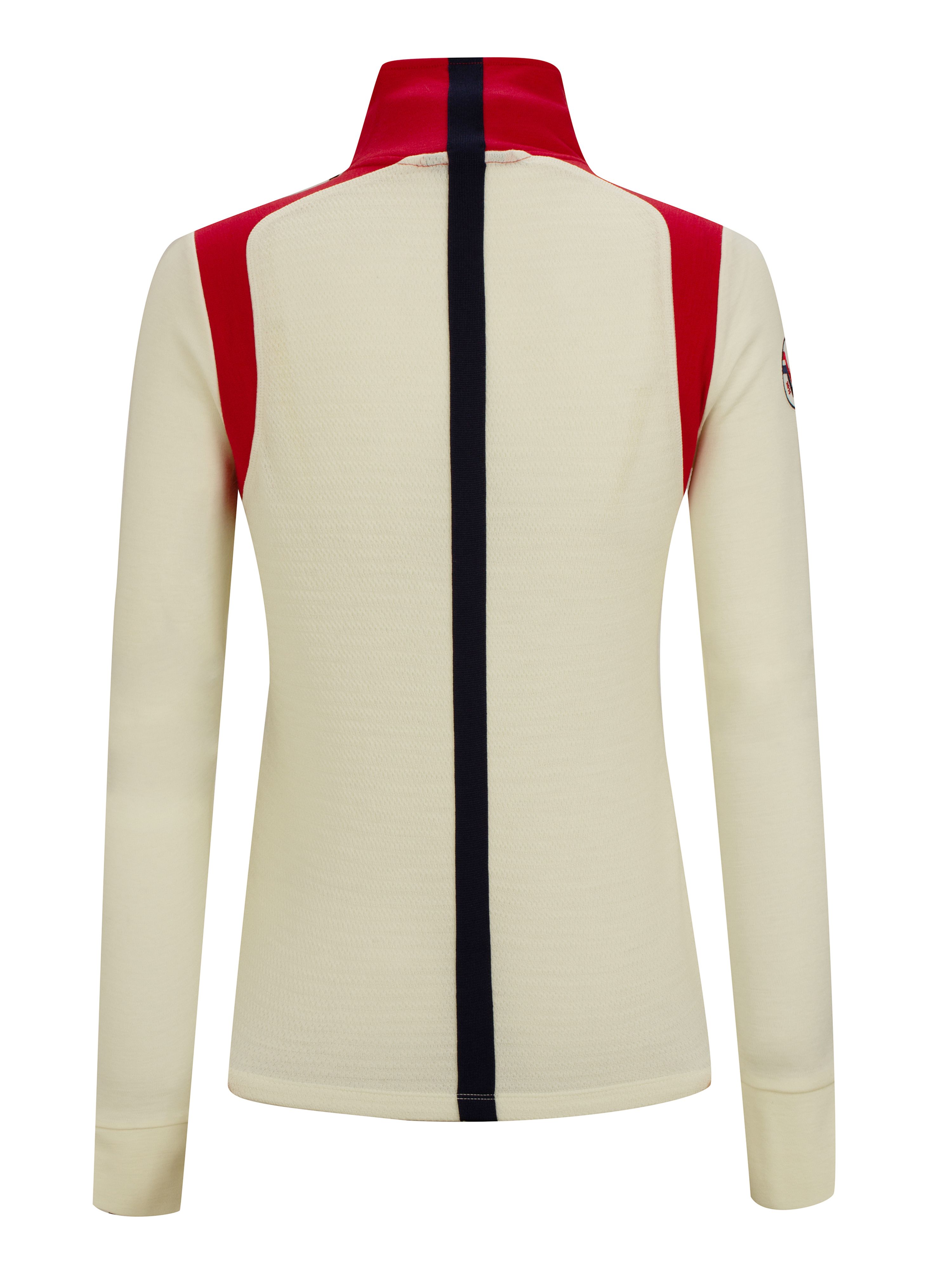 Gausta Merino Half-zip Ullgenser Snow White
