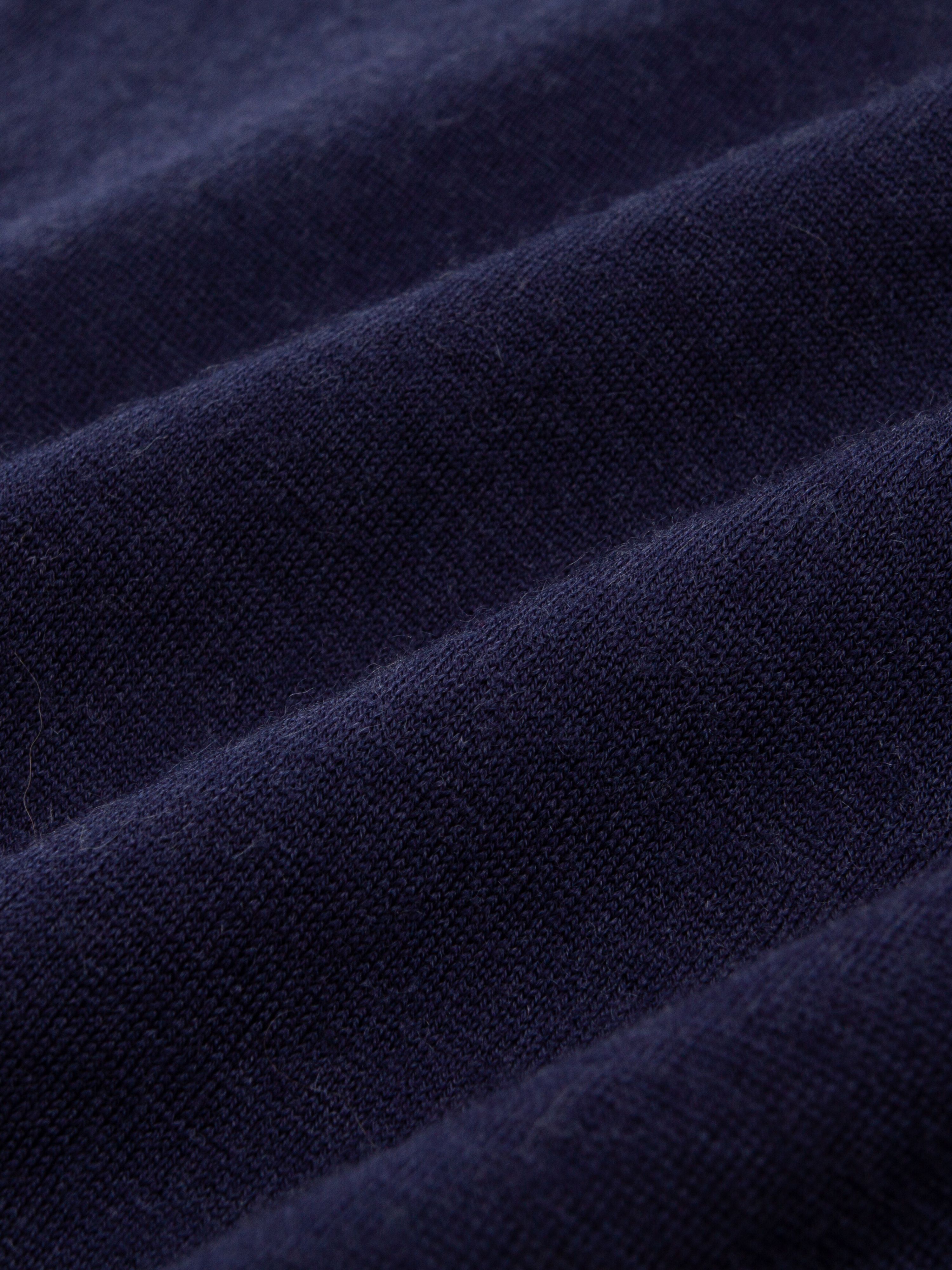 Rena Merino Half-zip Ulltrøye Blue Ink