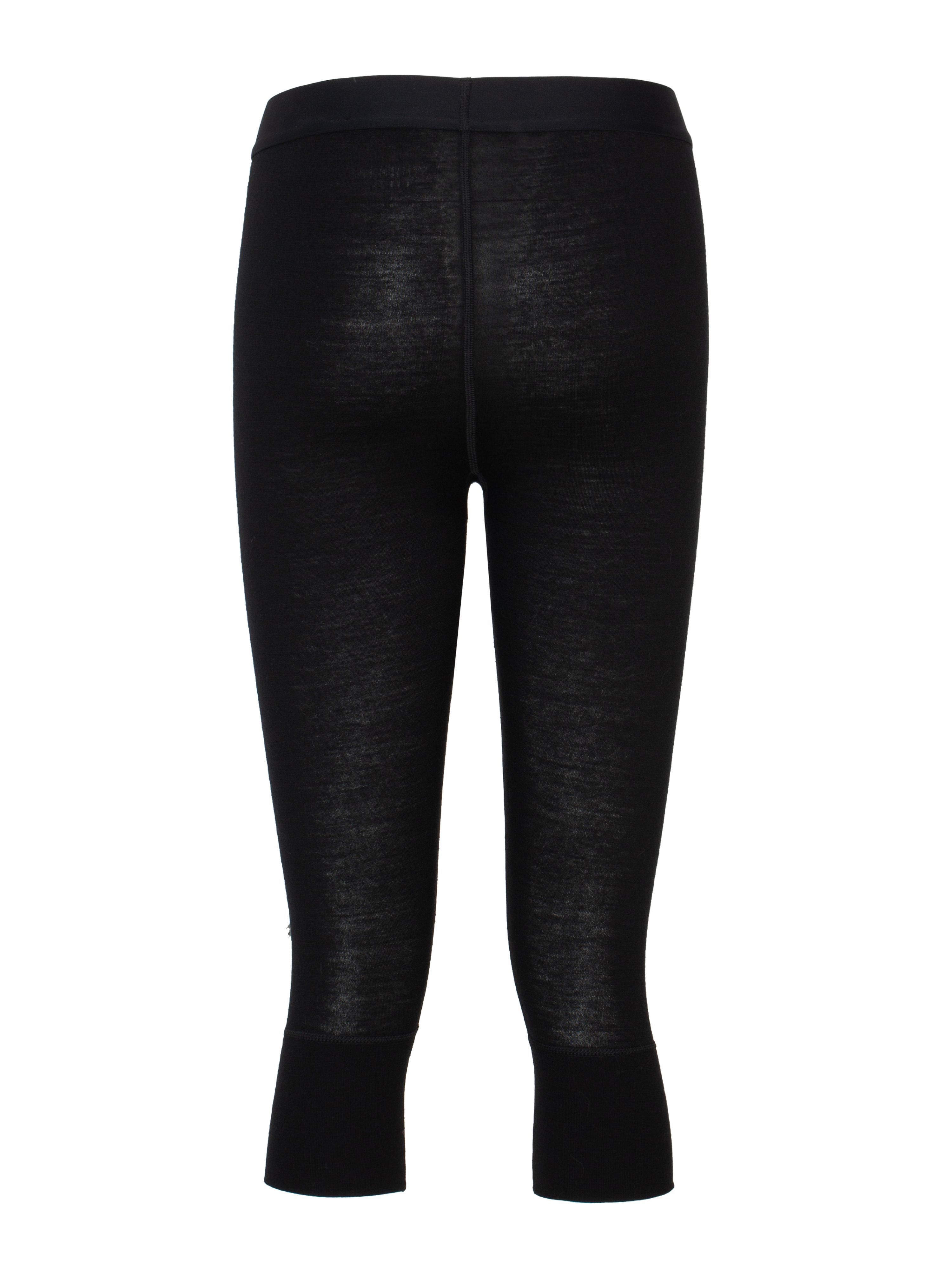 Rena Merino 3/4 Ullstilongs Black