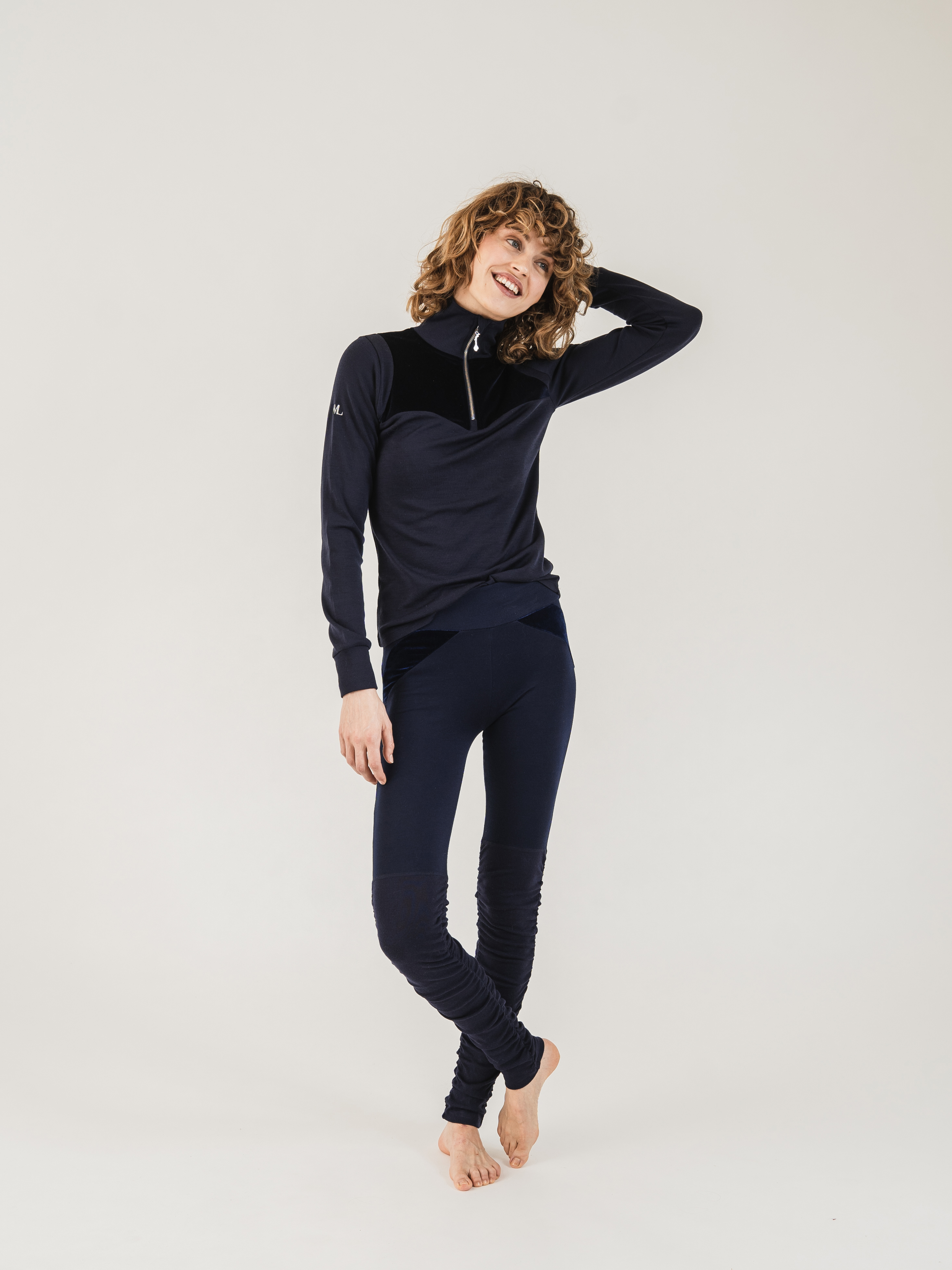 Sirdal Ull-Stilongs Blue Ink