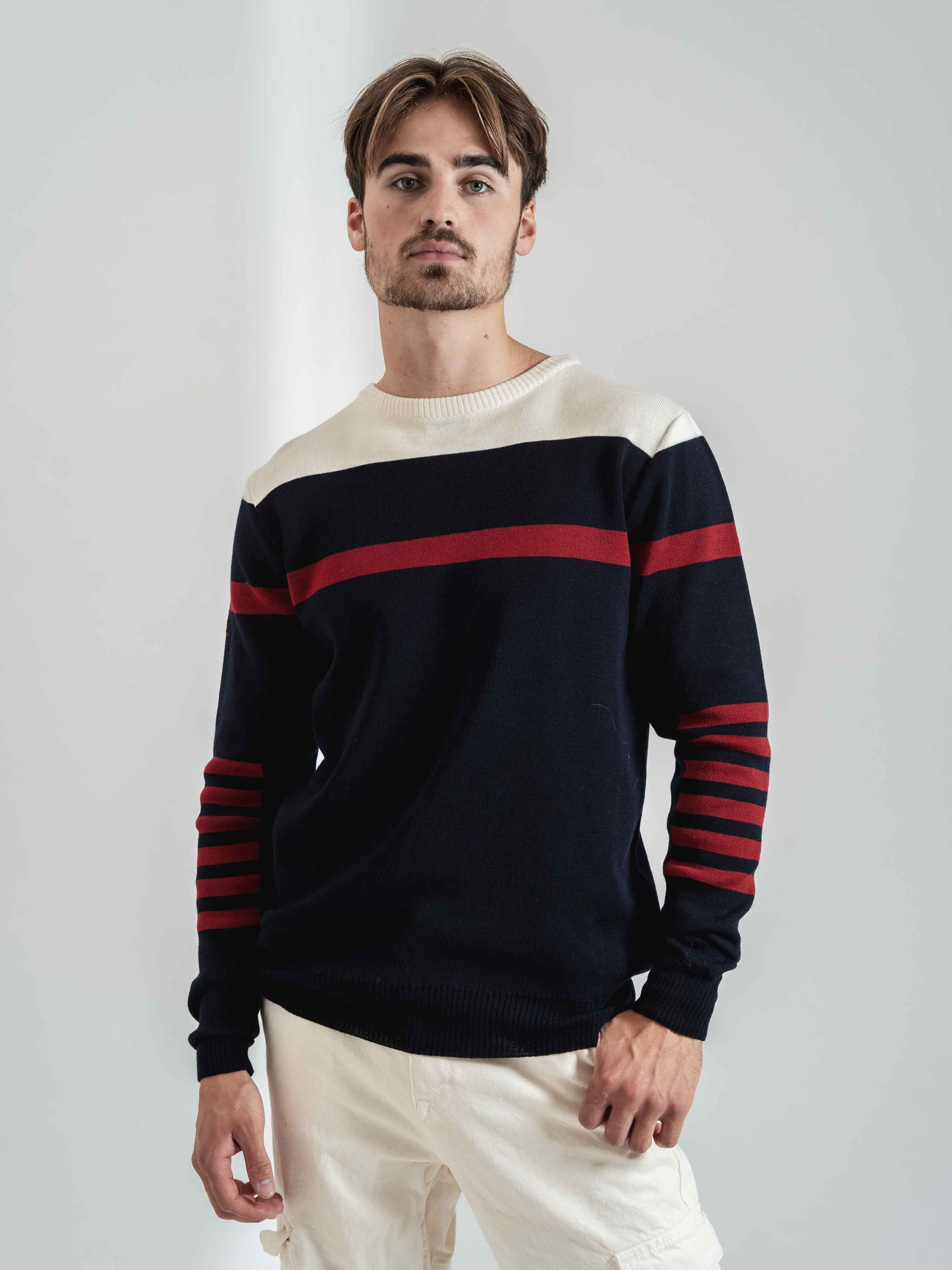 Kvitfjell Explorer Strikkegenser Dark Blue