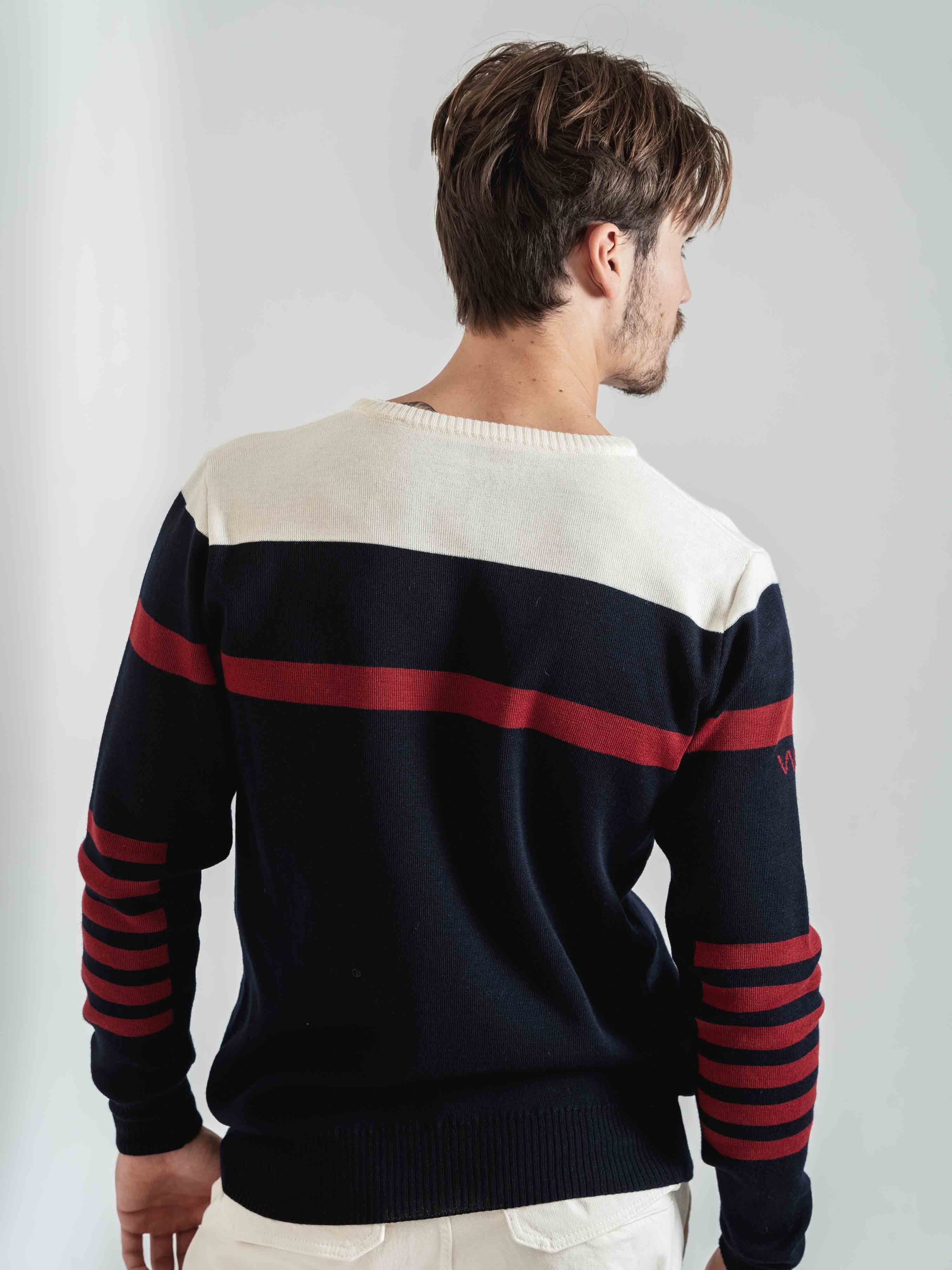 Kvitfjell Explorer Strikkegenser Dark Blue