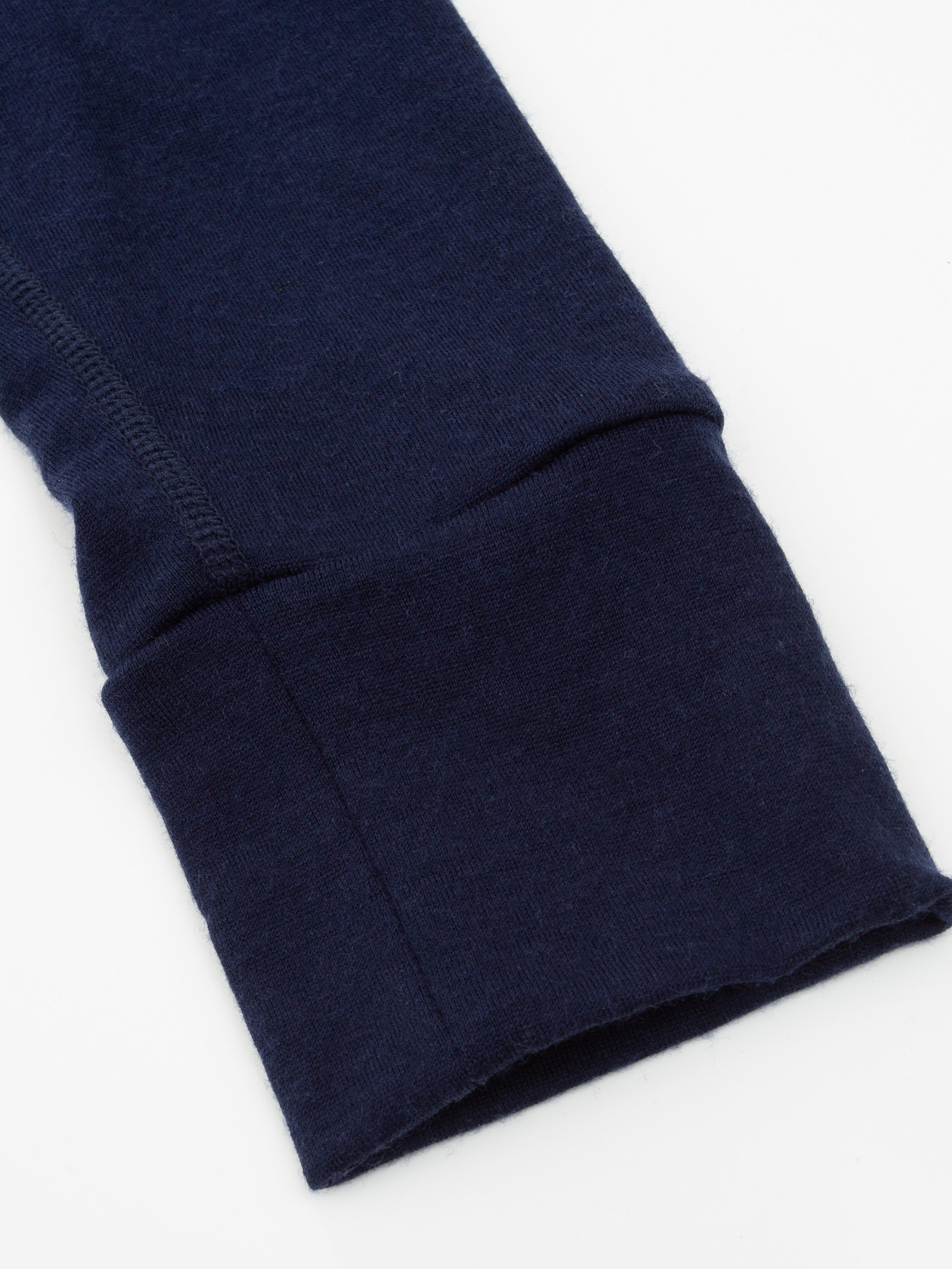 Rena Merino Half-zip Ulltrøye Blue Ink