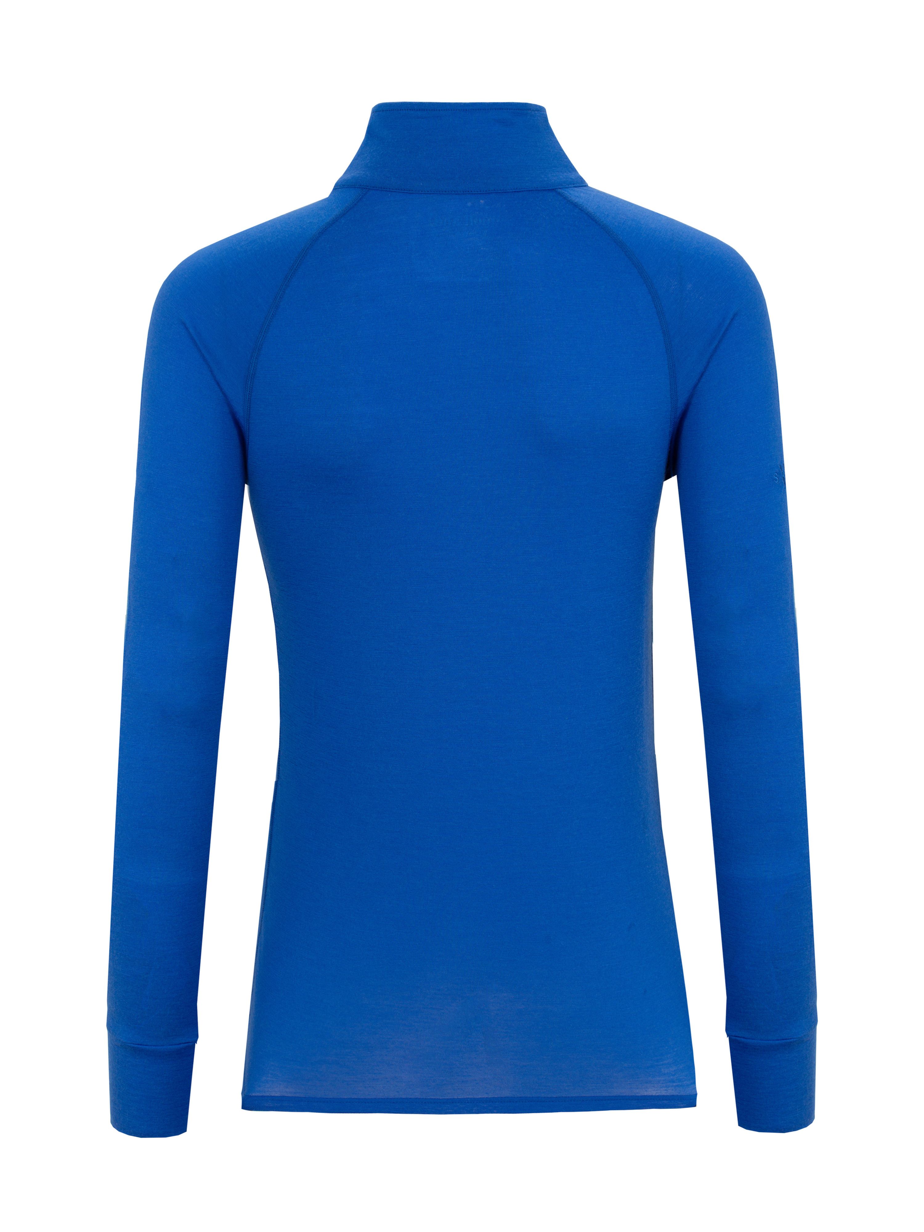 Rena Merino Half-zip Ulltrøye Dazzling Blue