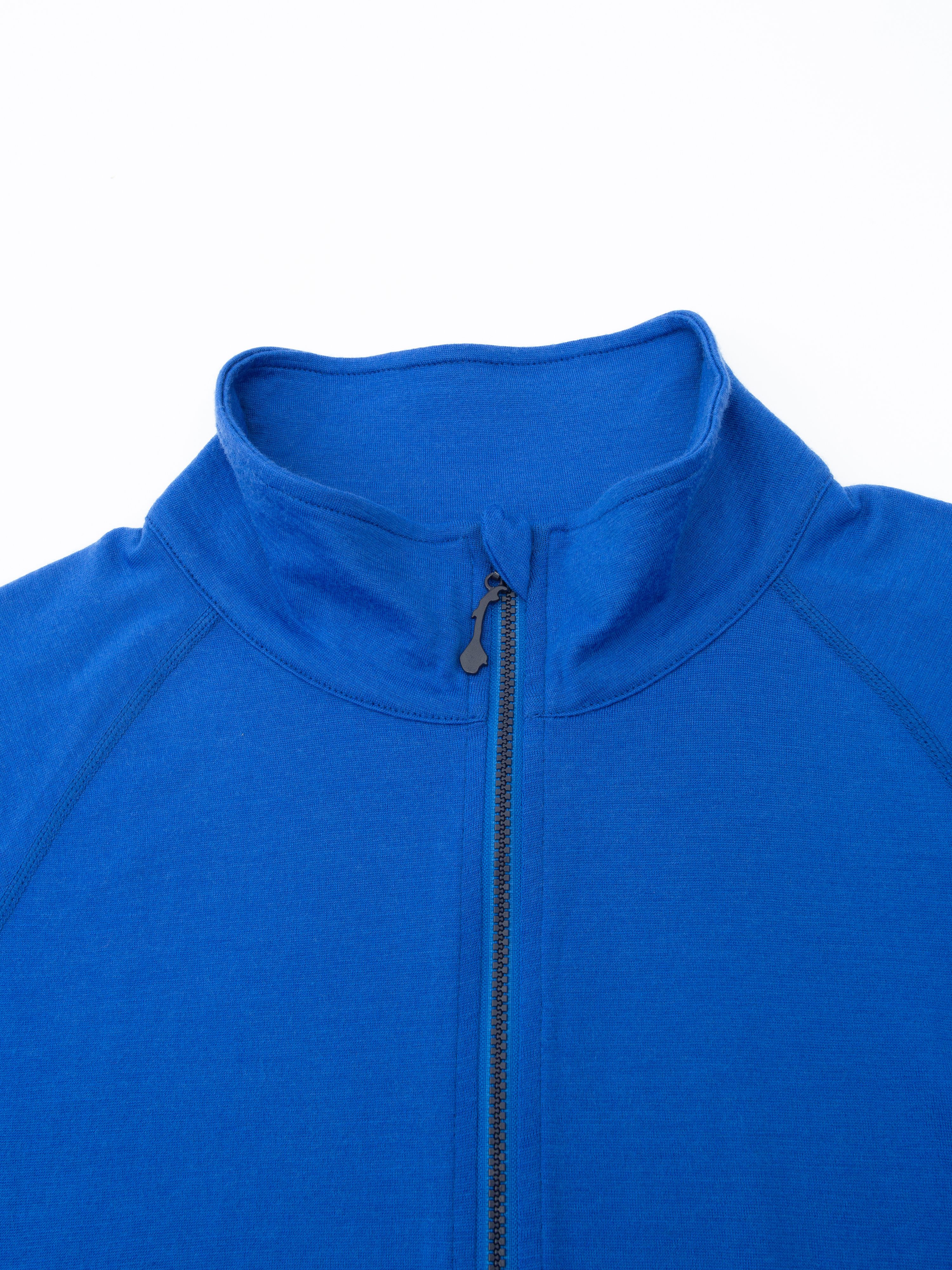 Rena Merino Half-zip Ulltrøye Dazzling Blue