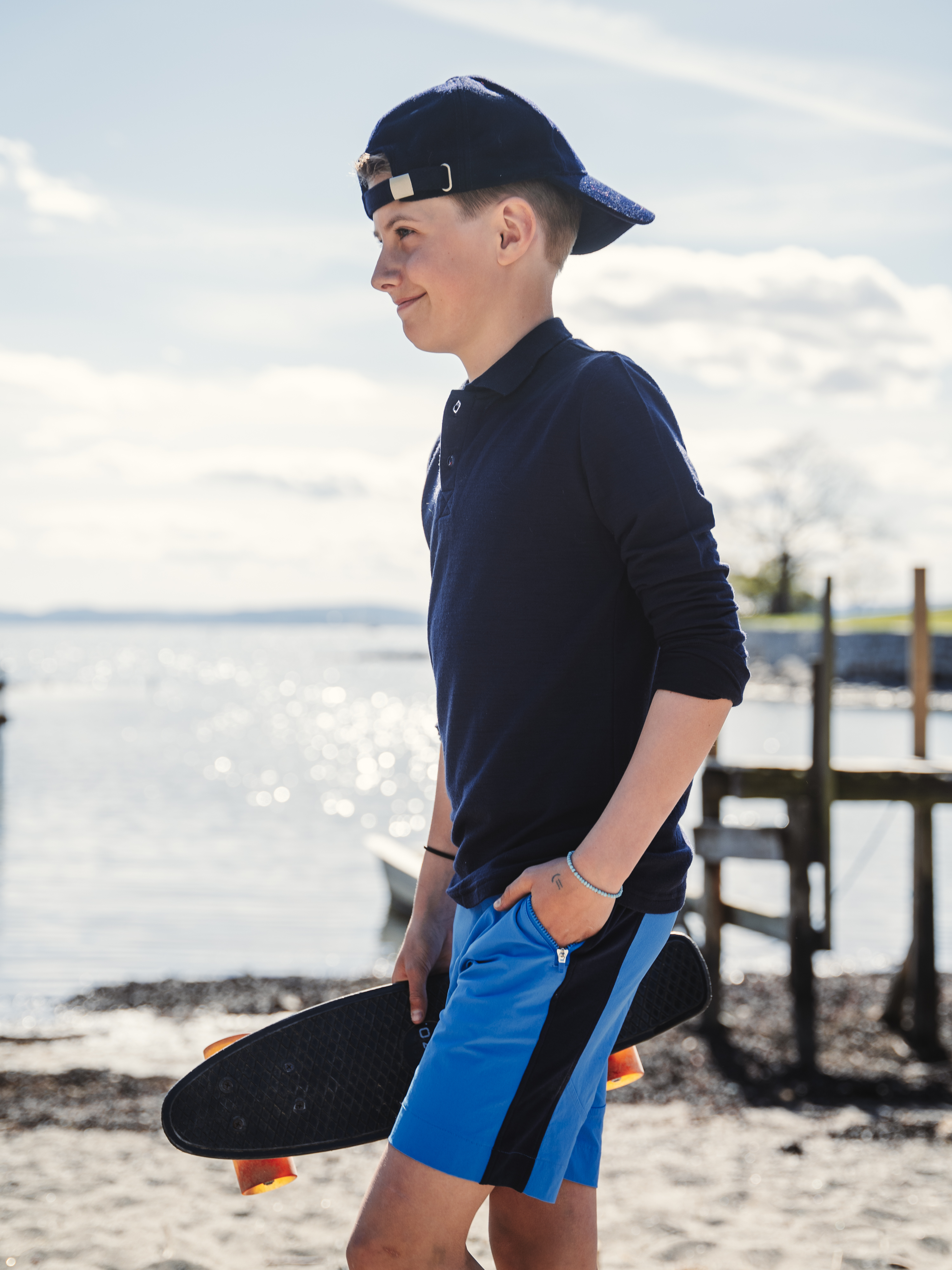 Kristiansand piqueskjorte  Blue Ink