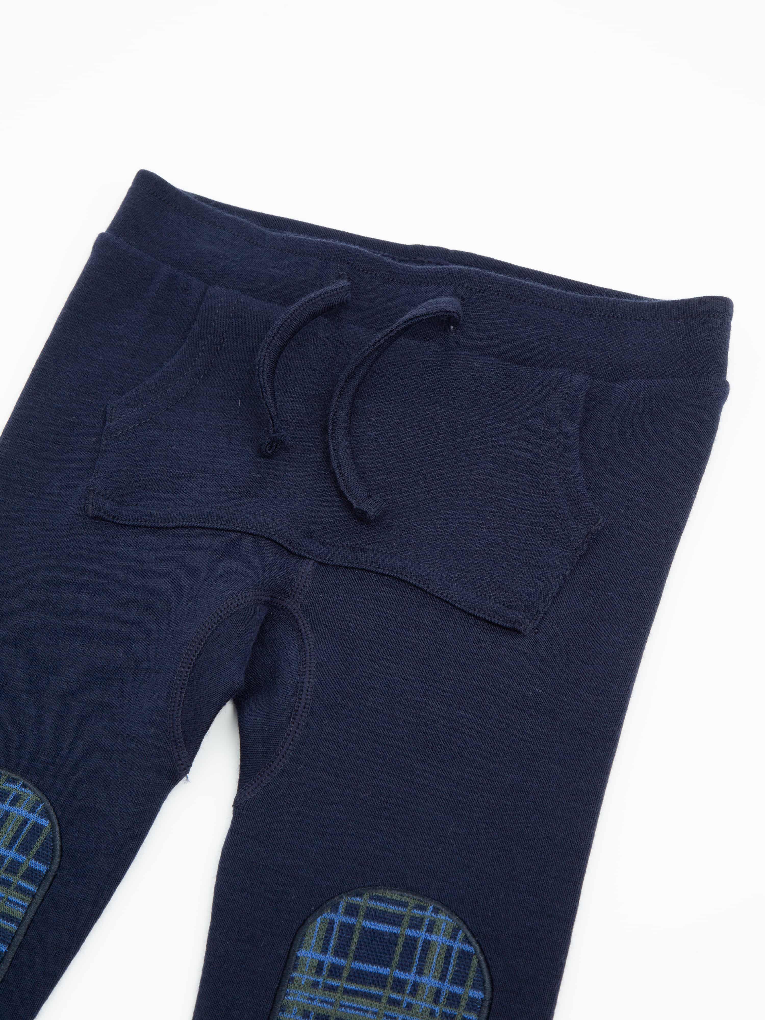 Bergen Merino Ullbukse 0-3 år Blue Ink