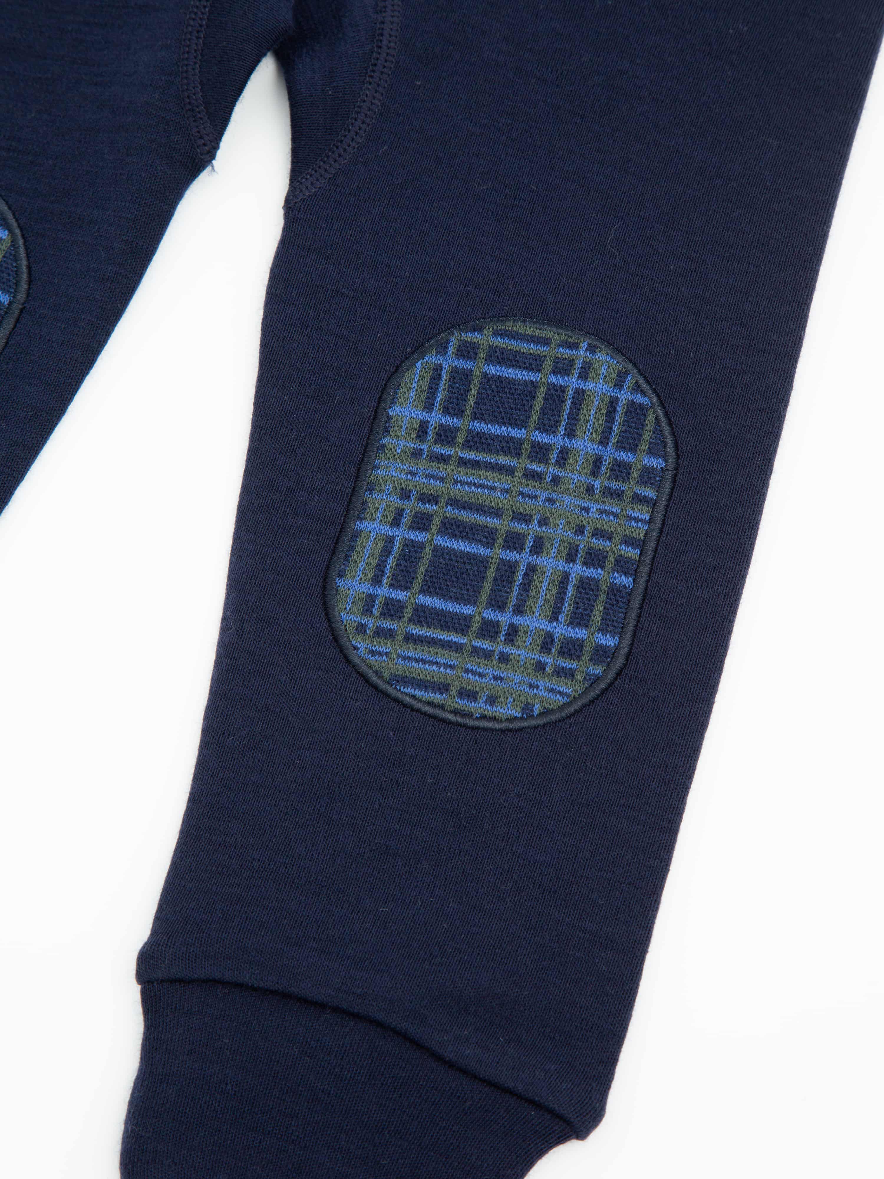 Bergen Merino Ullbukse 0-3 år Blue Ink