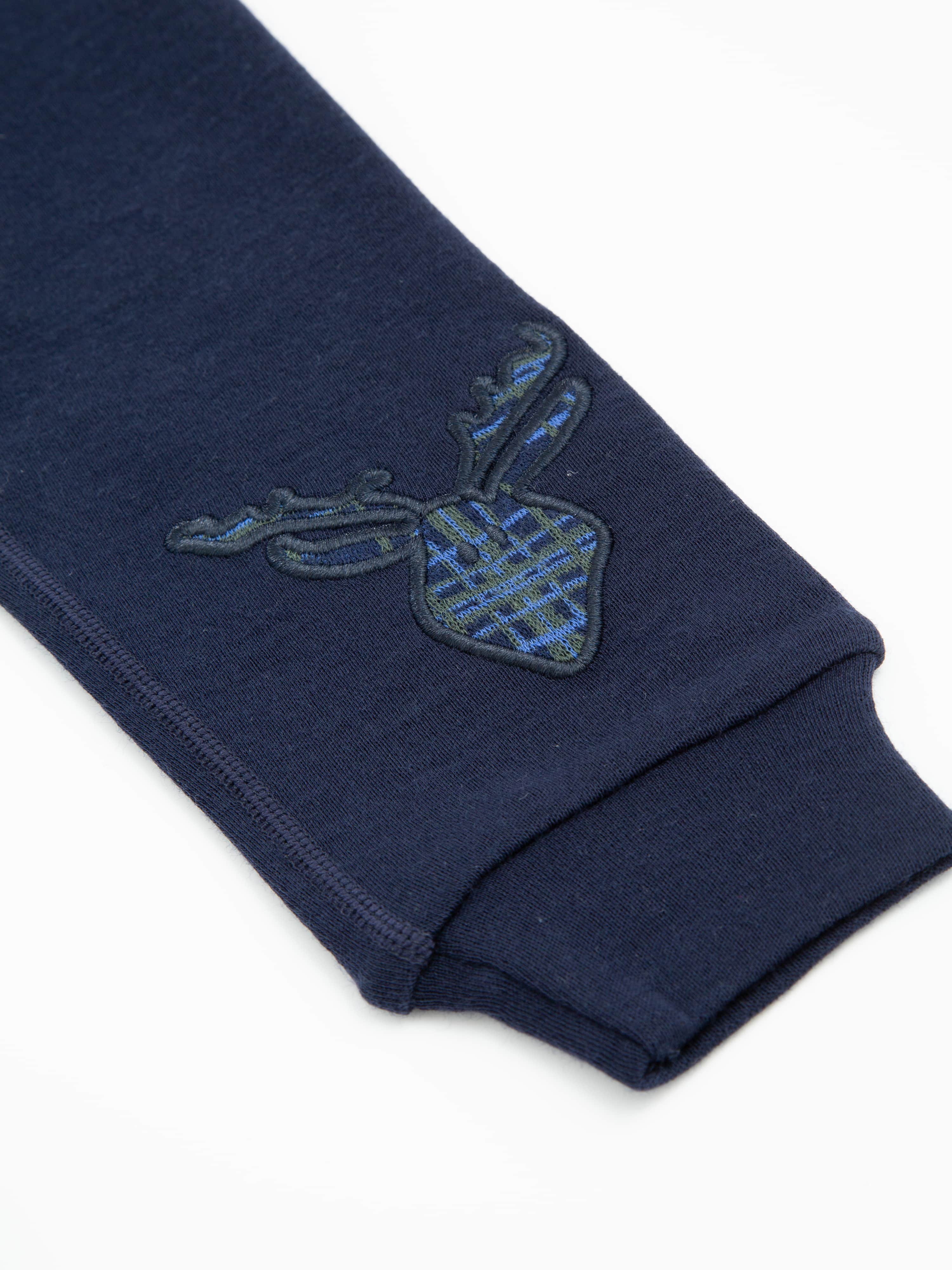 Bergen Merino Ullbukse 0-3 år Blue Ink