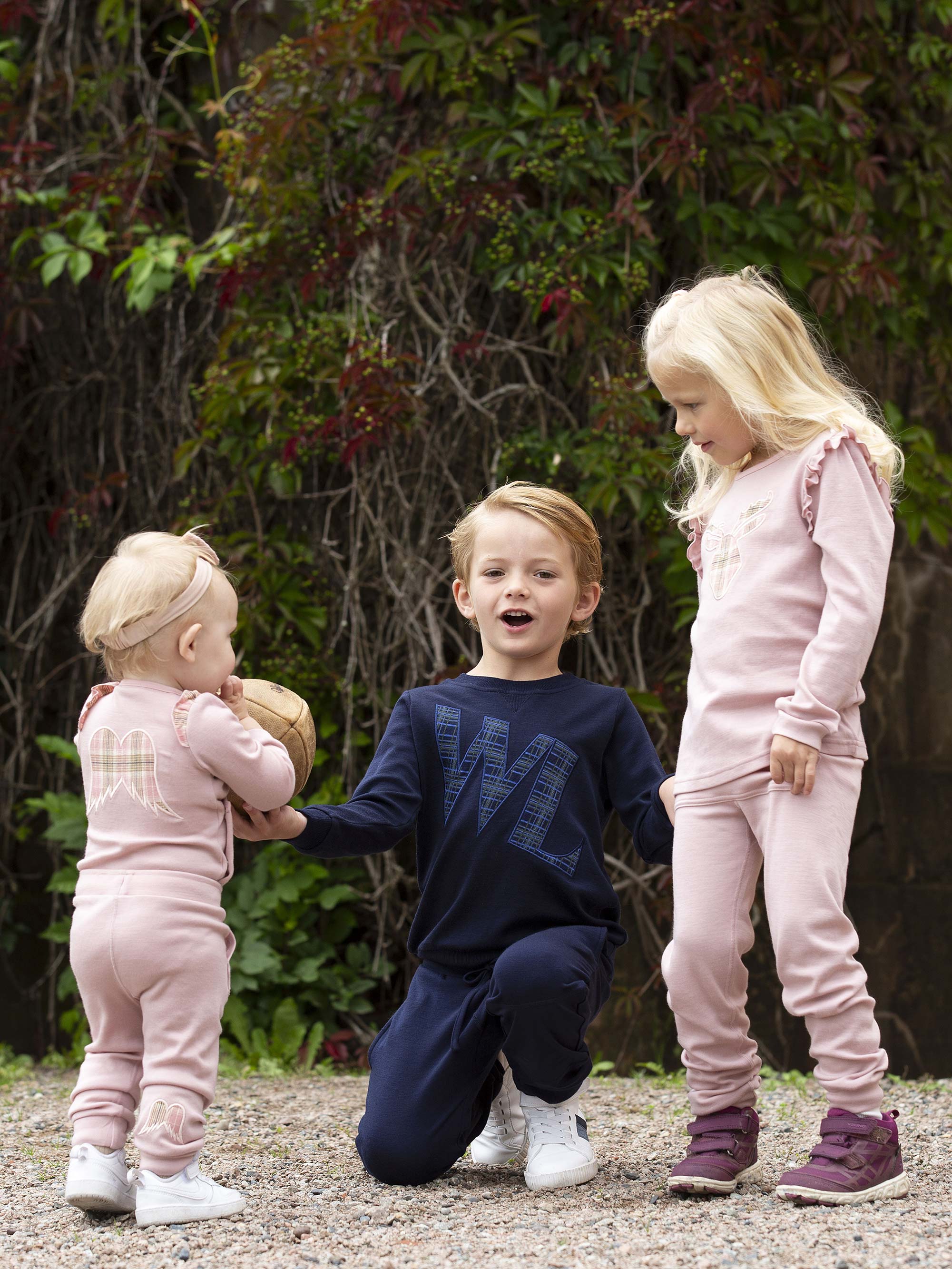 Bergen Merino Ullbukse 0-3 år Old Pink