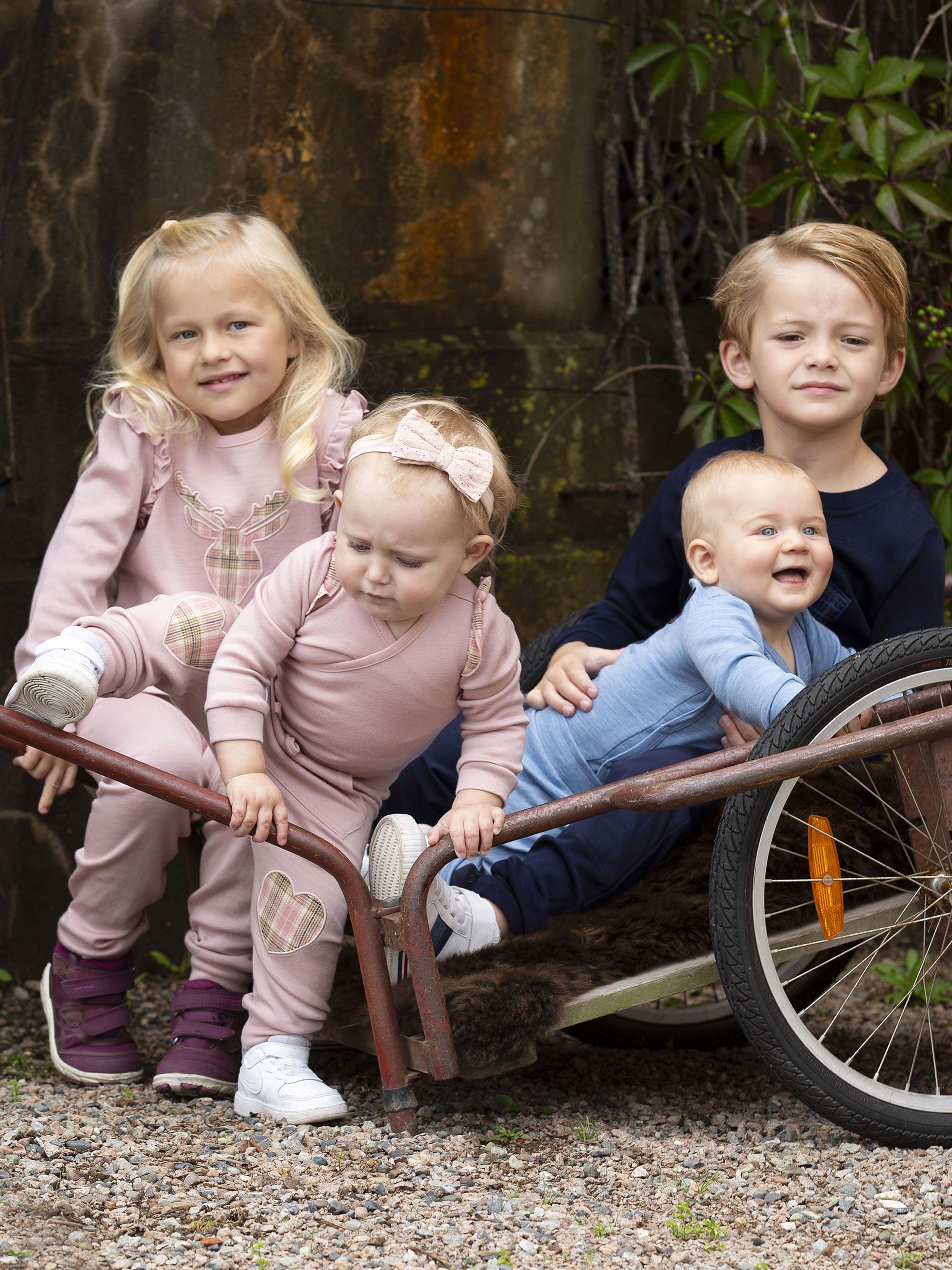 Bergen Omslagsbody 0-6 md Old Pink