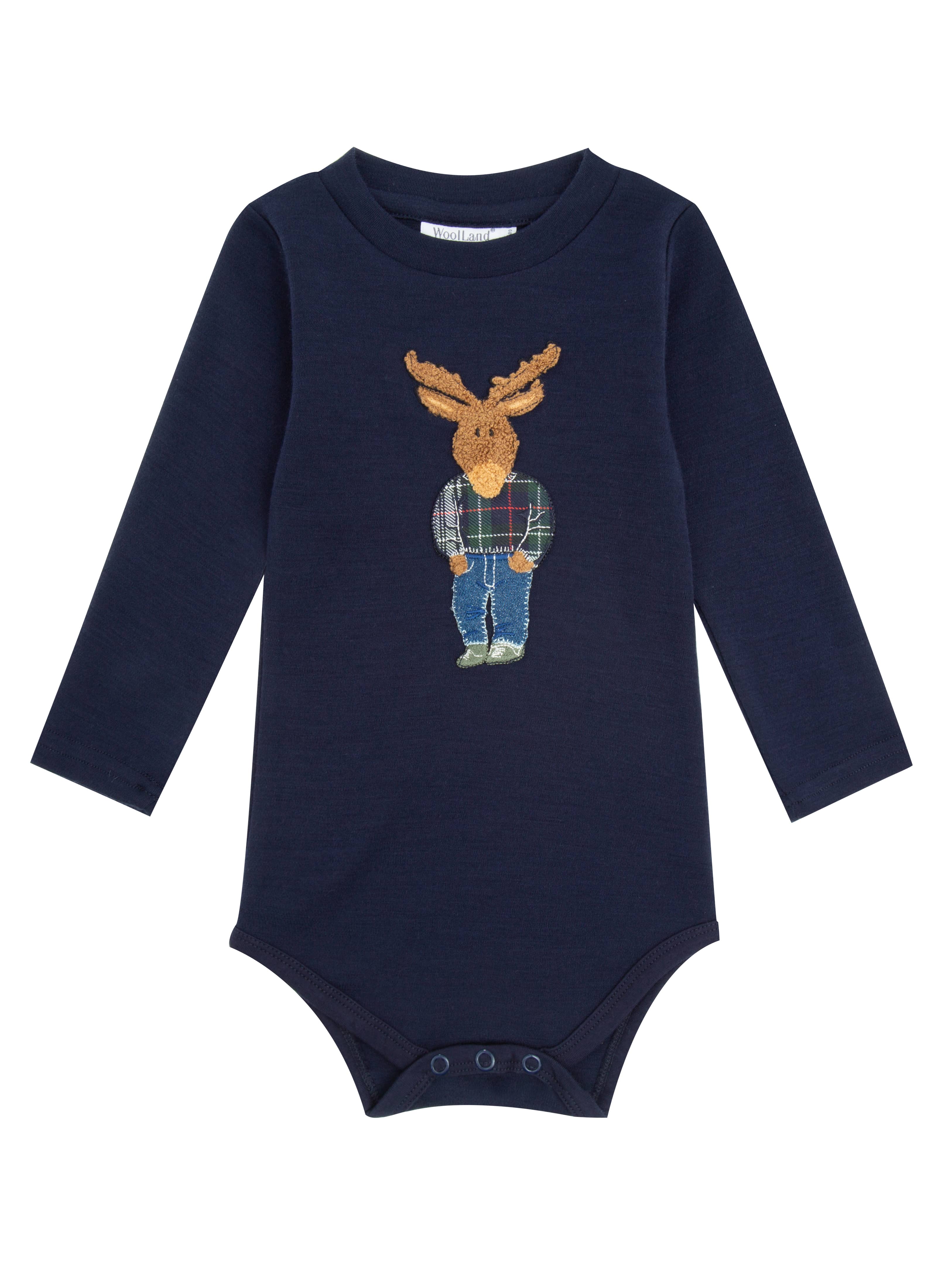 Dovre Merino Ullbody 0-3 år Blue Ink
